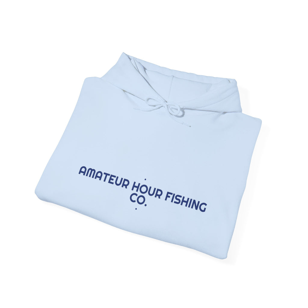 Amateur Hour Fishing Co. - Trendy Teez Funny Hoodie mockup