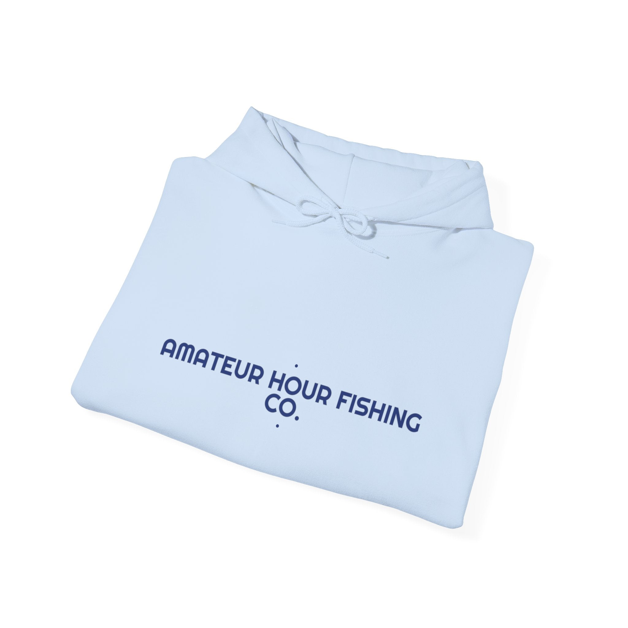 Amateur Hour Fishing Co. - Trendy Teez Funny Hoodie mockup