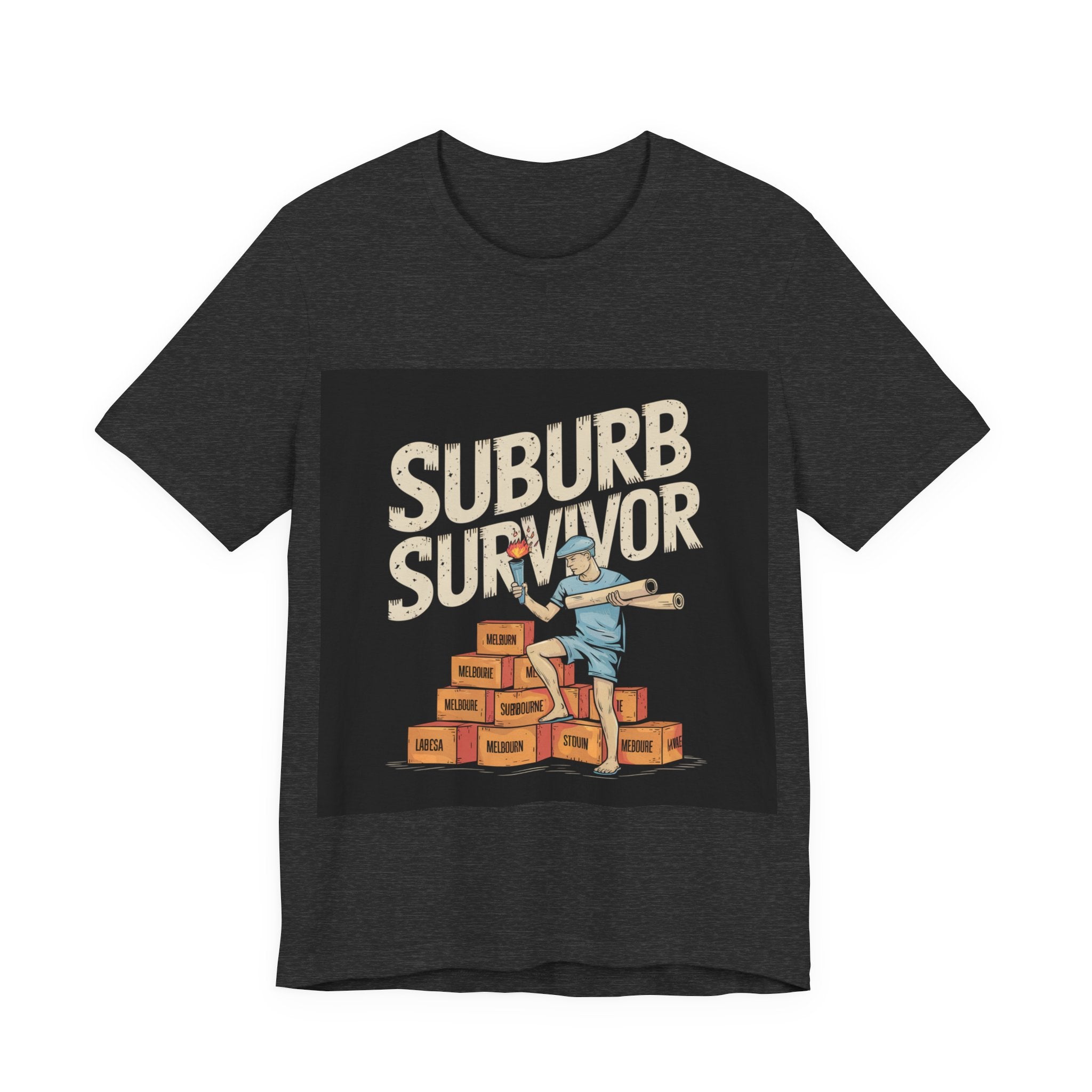 Suburb Survivor - Trendy Teez Funny Tee mockup