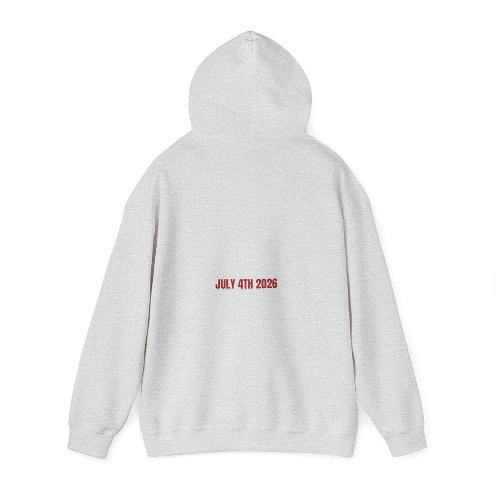 July 4Th 2026 - Trendy Teez Funny Hoodie (Back Print) mockup