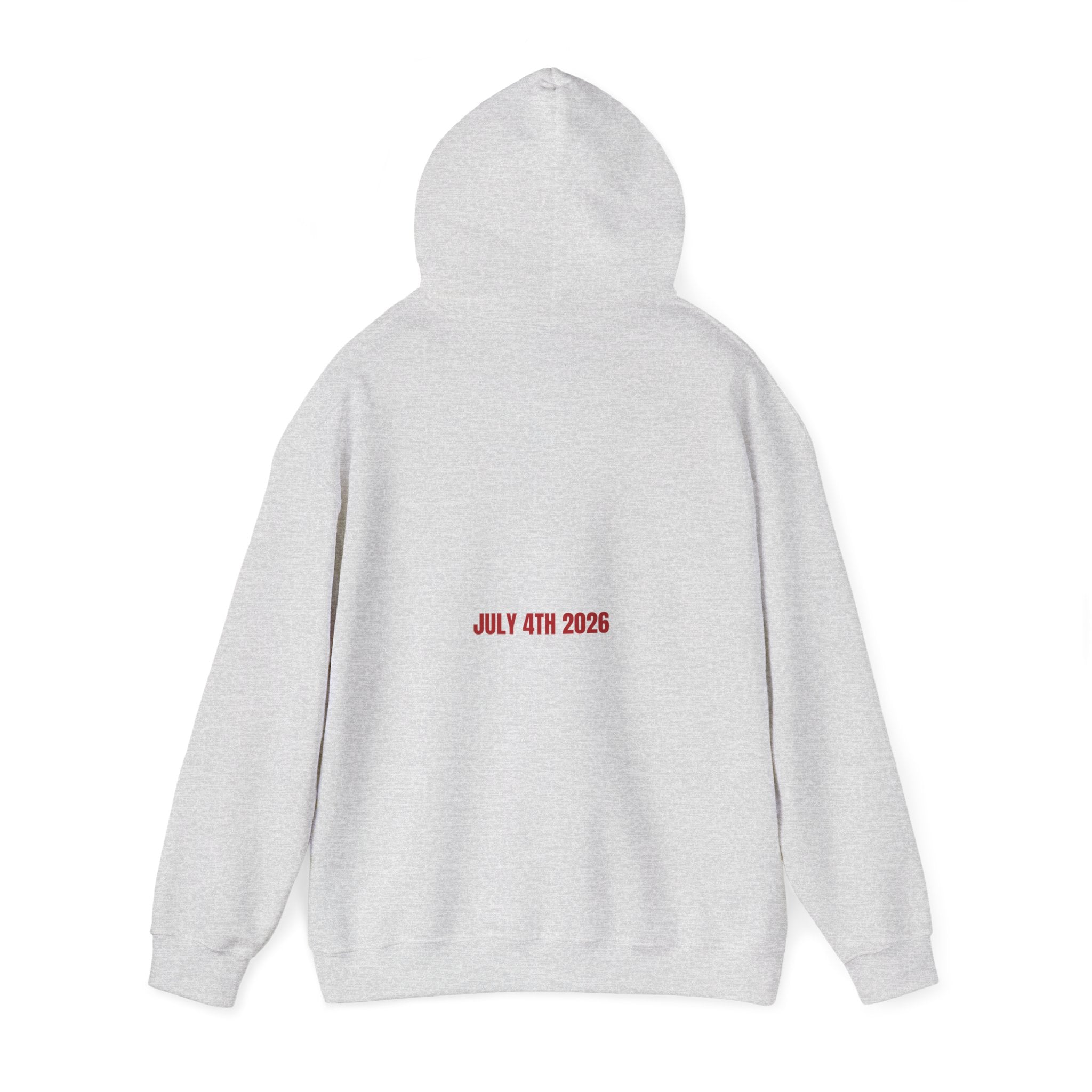 July 4Th 2026 - Trendy Teez Funny Hoodie (Back Print) mockup