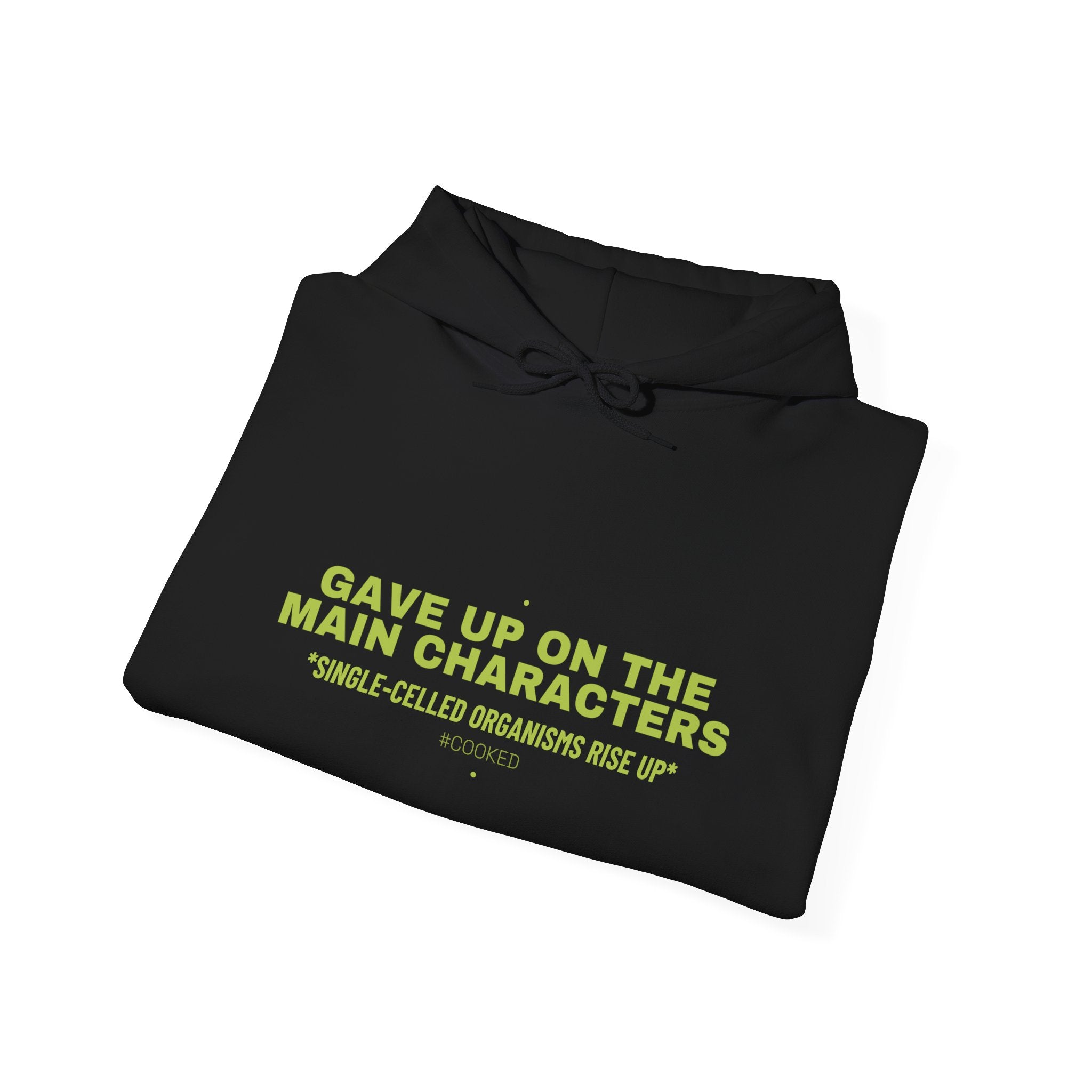 Gave Up On The Main Characters - Trendy Teez Funny Hoodie mockup