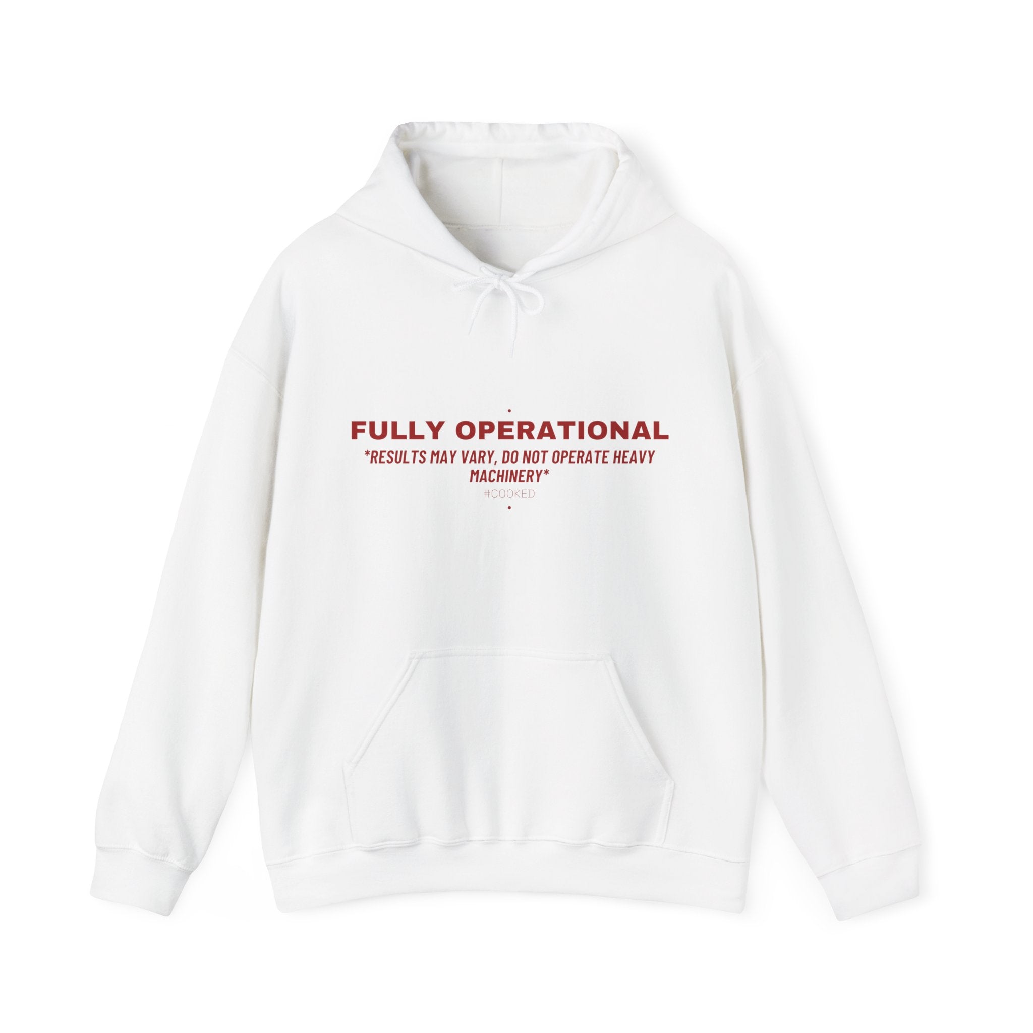 Fully Operational - Trendy Teez Funny Hoodie mockup