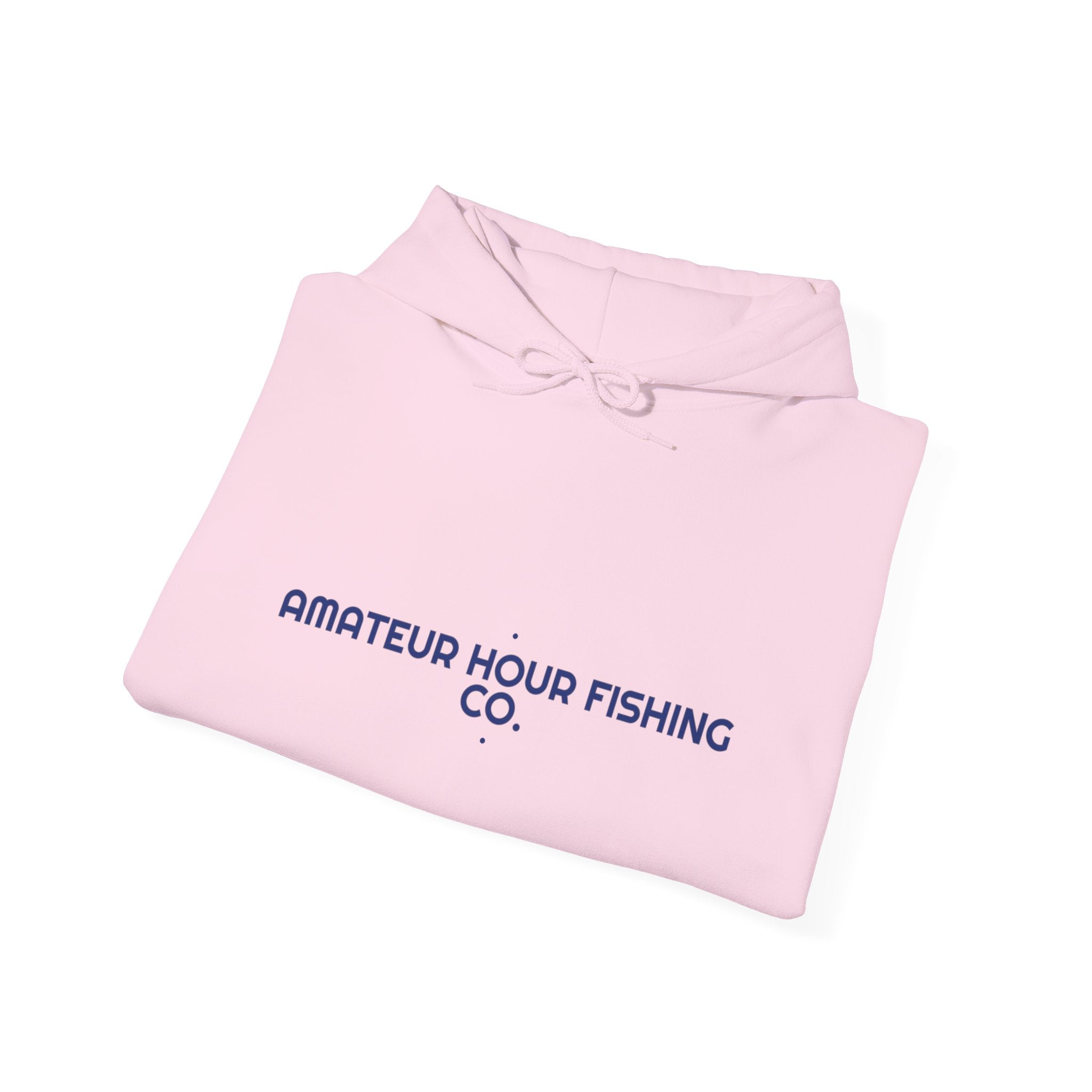 Amateur Hour Fishing Co. - Trendy Teez Funny Hoodie mockup