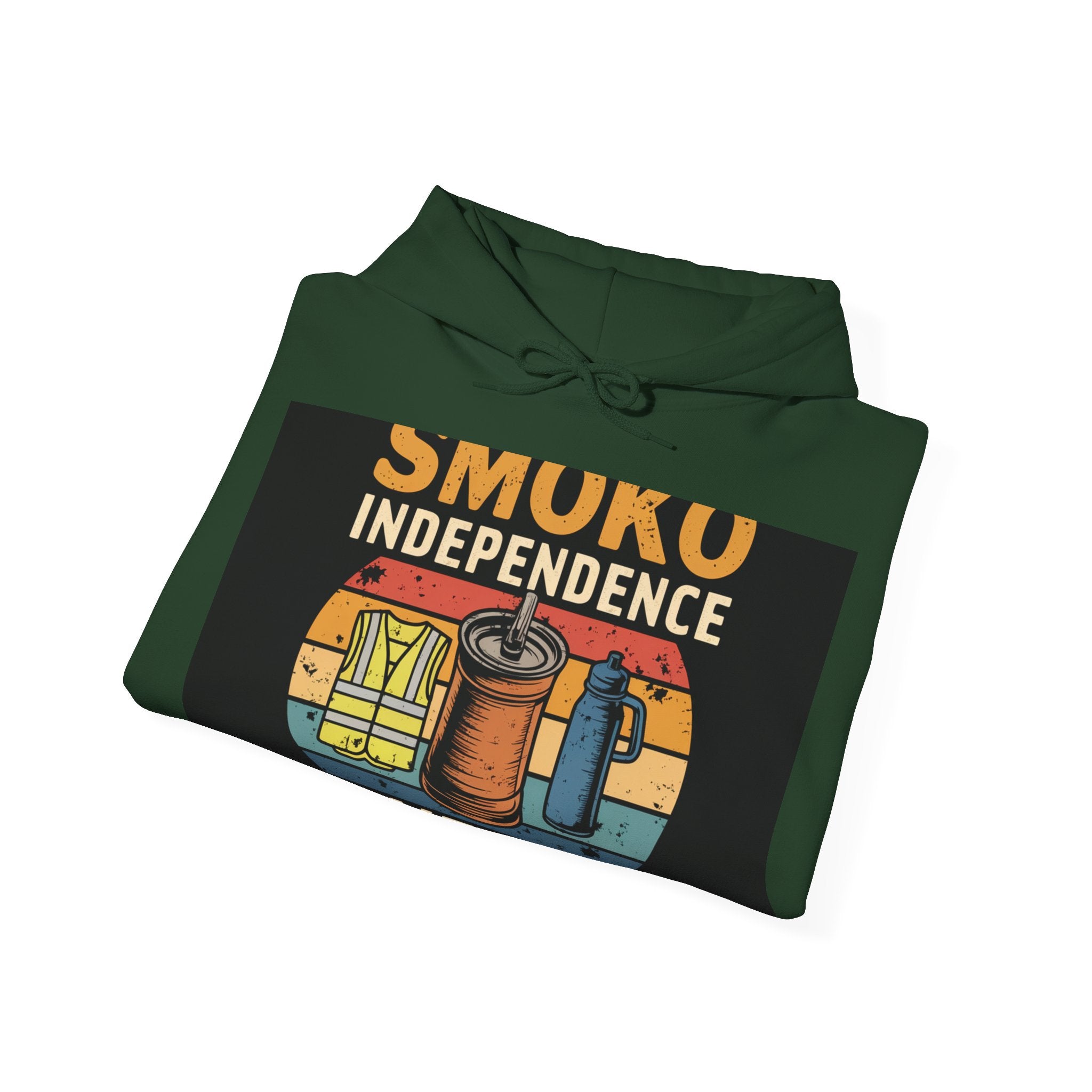 Smoko Independence Movement - Trendy Teez Funny Hoodie mockup