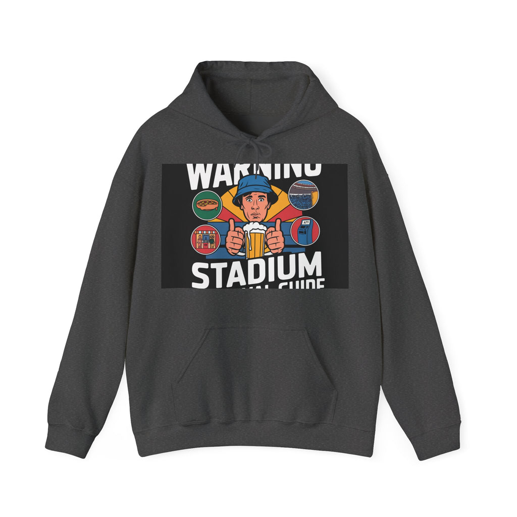 Stadium Survival Guide - Trendy Teez Funny Hoodie mockup