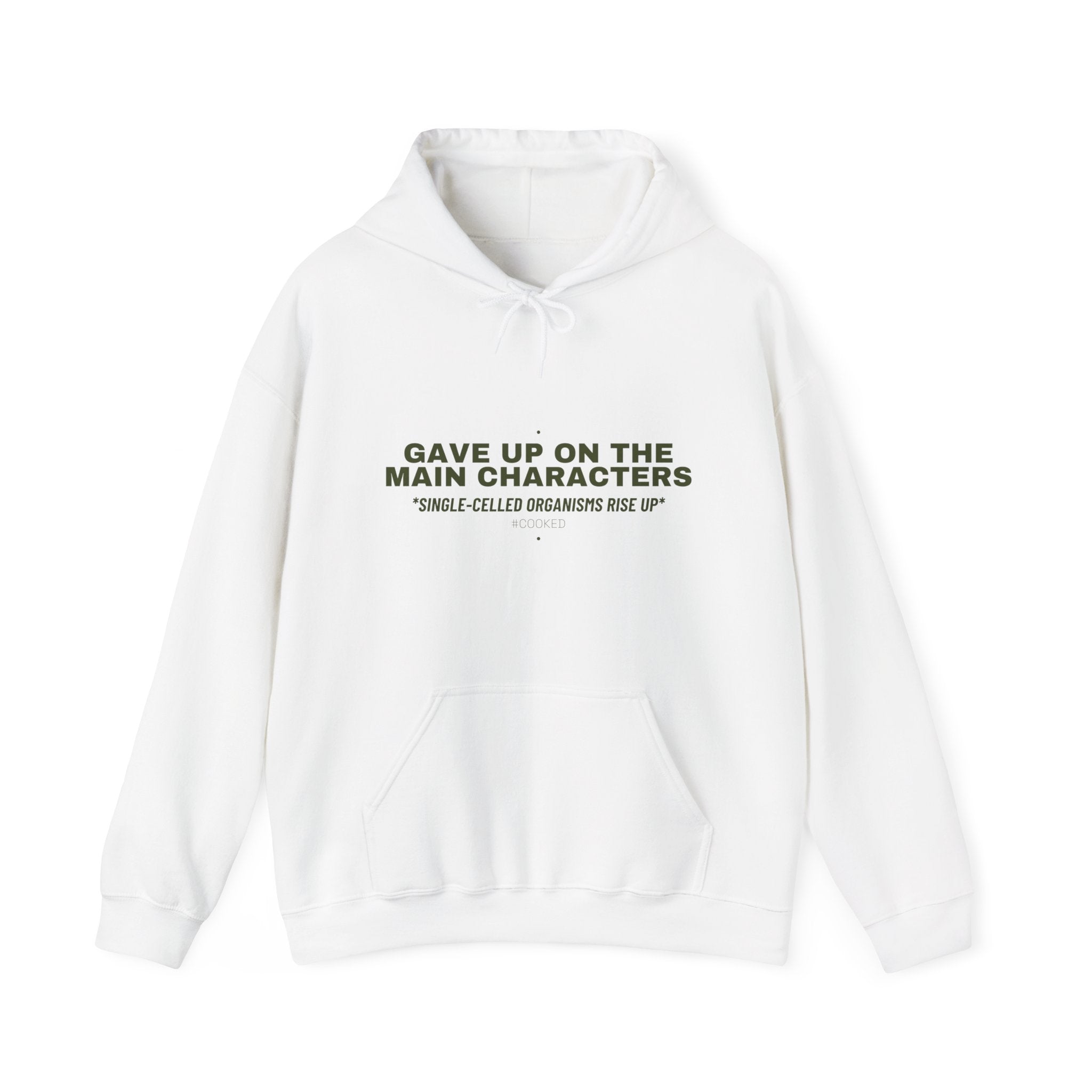 Gave Up On The Main Characters - Trendy Teez Funny Hoodie mockup