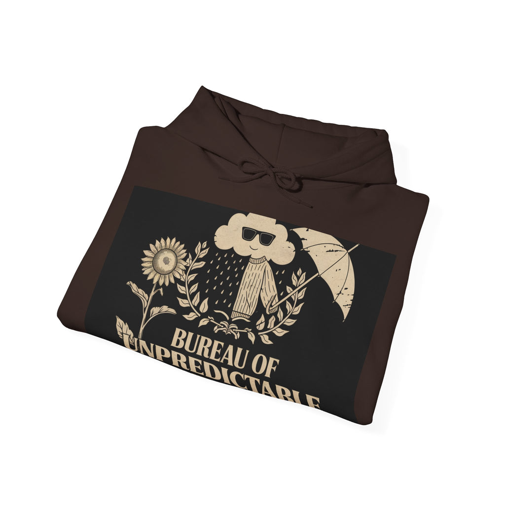 Bureau Of Unpredictable Suffering - Trendy Teez Funny Hoodie mockup