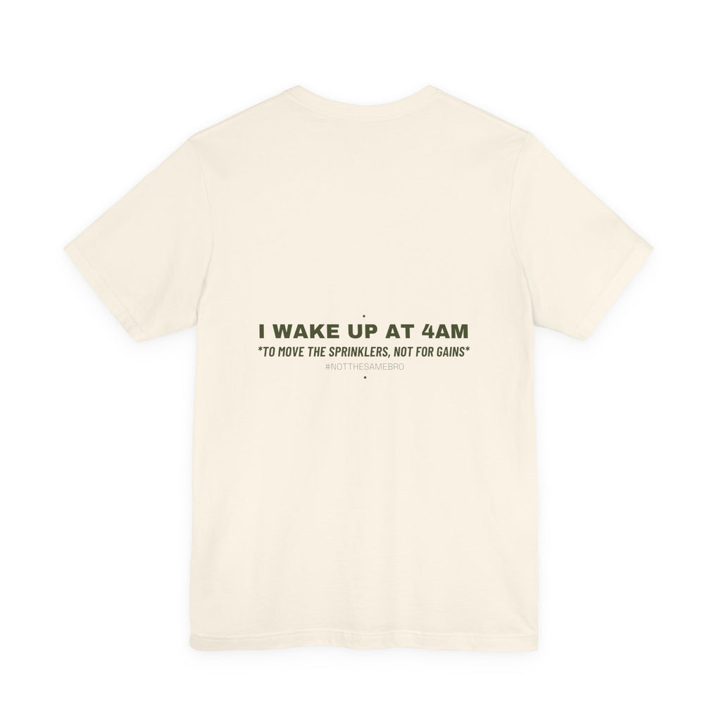 I Wake Up At 4Am - Trendy Teez Funny Tee (Back Print) mockup