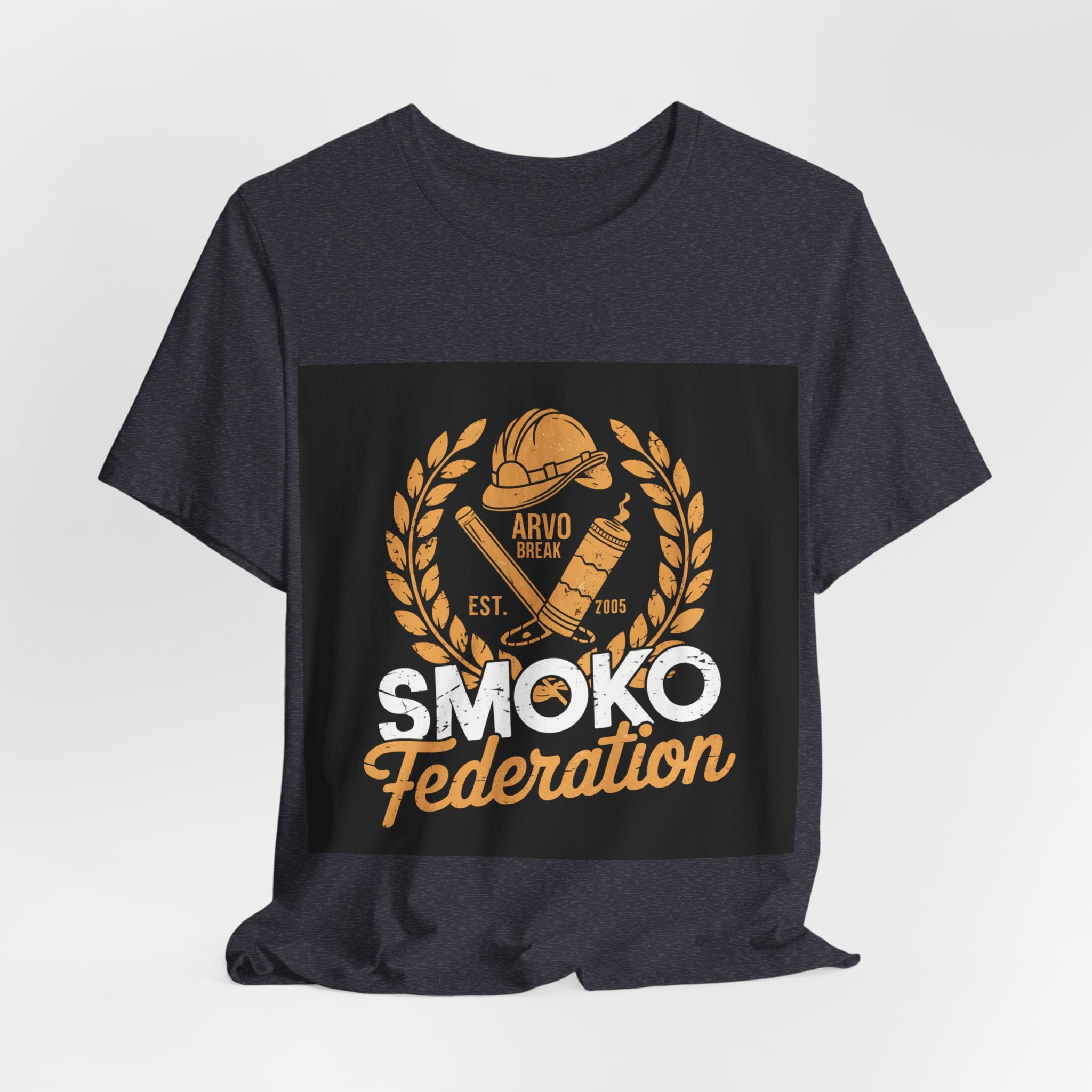 Smoko Federation - Trendy Teez Funny Tee mockup