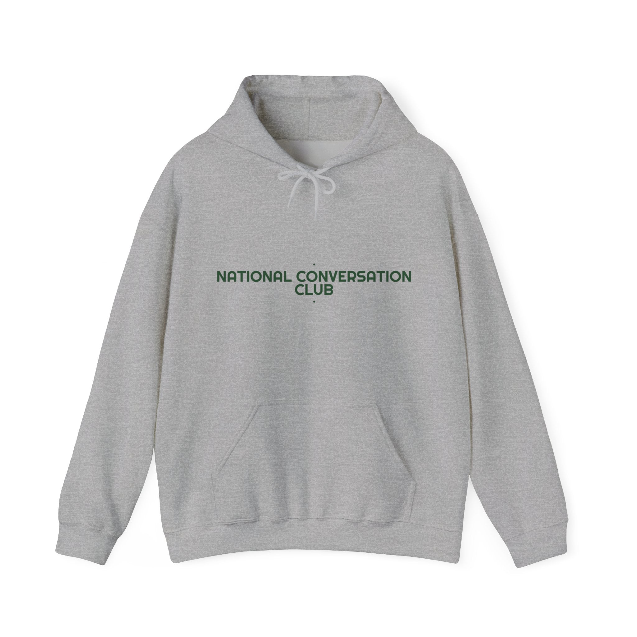 National Conversation Club - Trendy Teez Funny Hoodie mockup