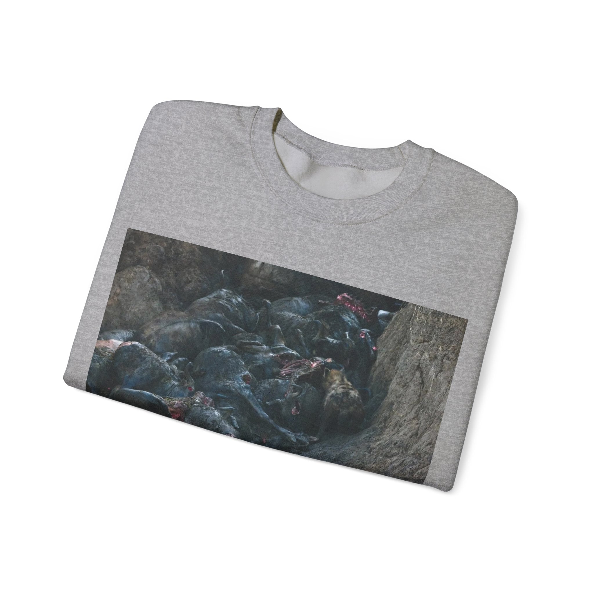 Feast / In The Surge To Cross The Mara River Th... — Hard Crewneck