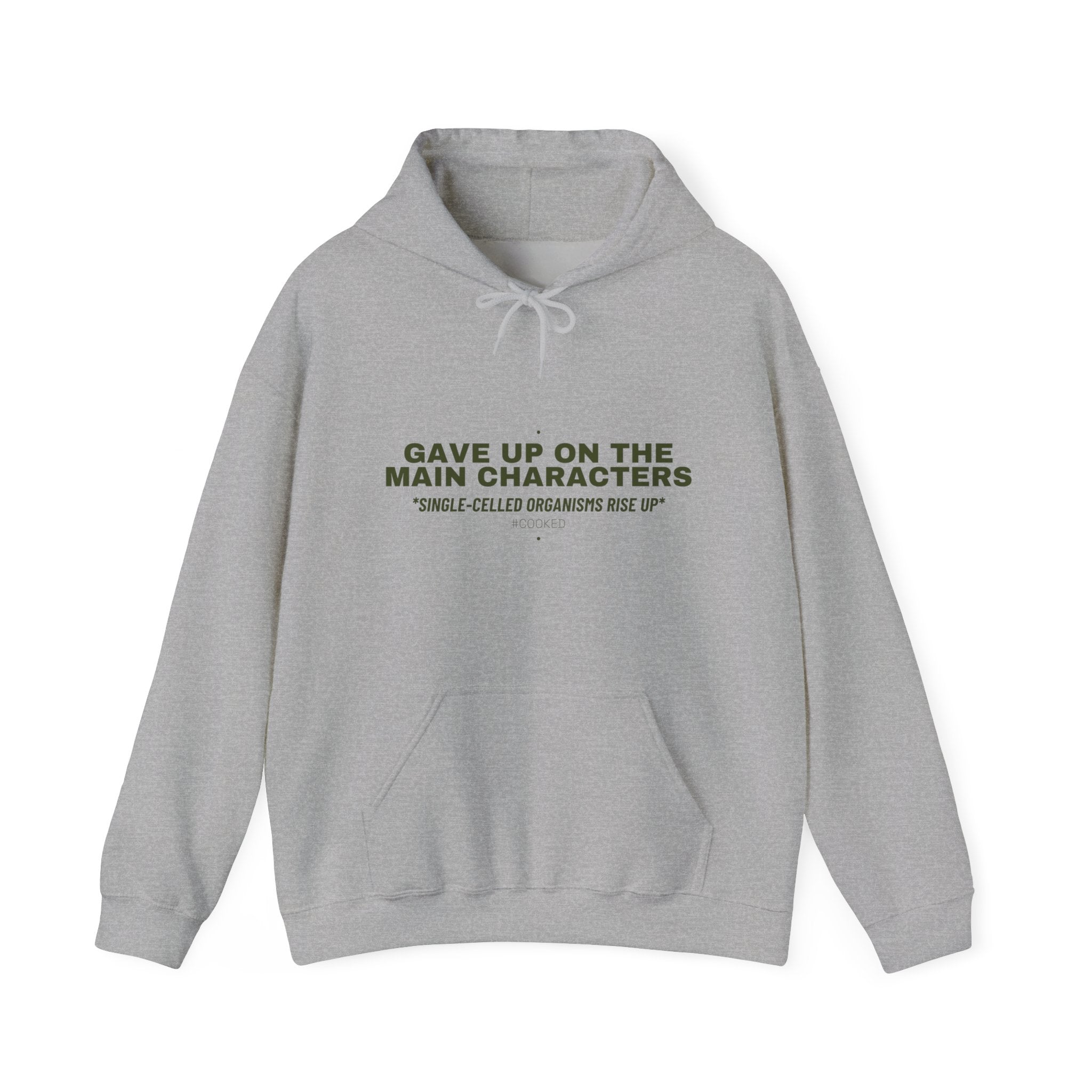 Gave Up On The Main Characters - Trendy Teez Funny Hoodie mockup