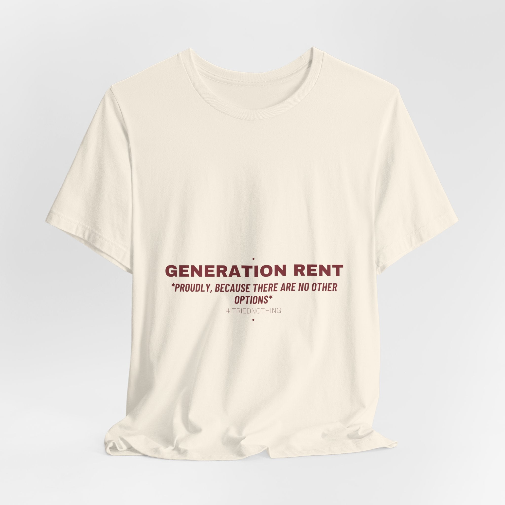 Generation Rent - Trendy Teez Funny Tee mockup