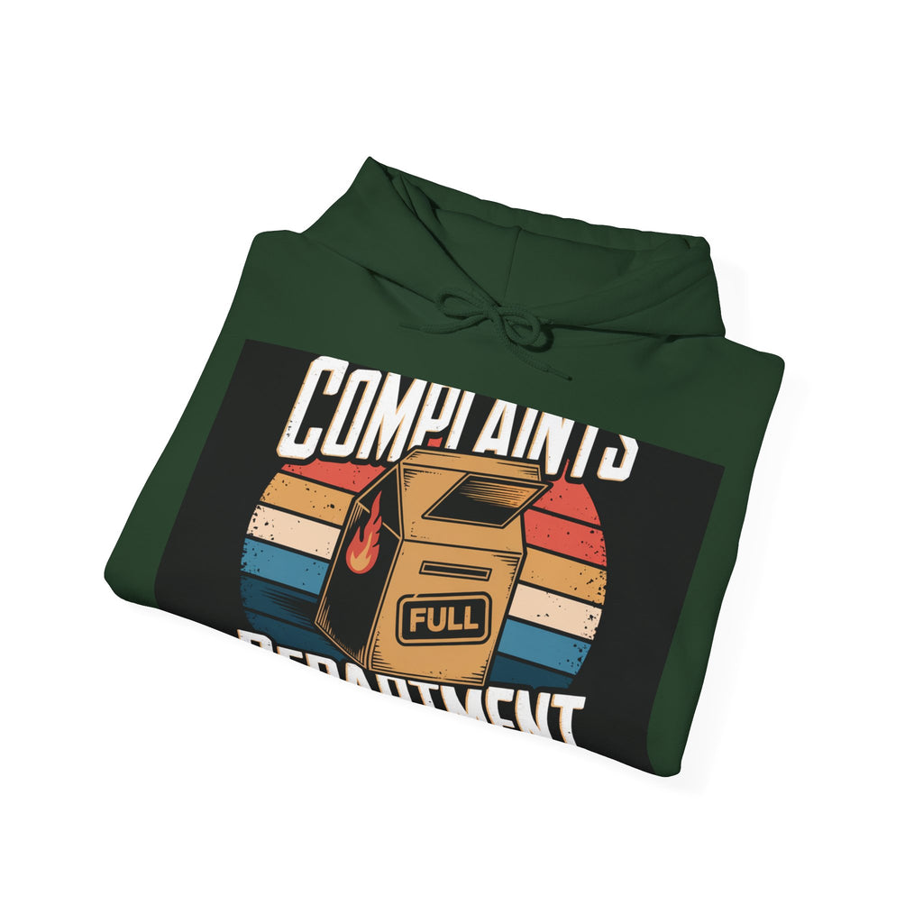 Complaints Department - Trendy Teez Funny Hoodie mockup