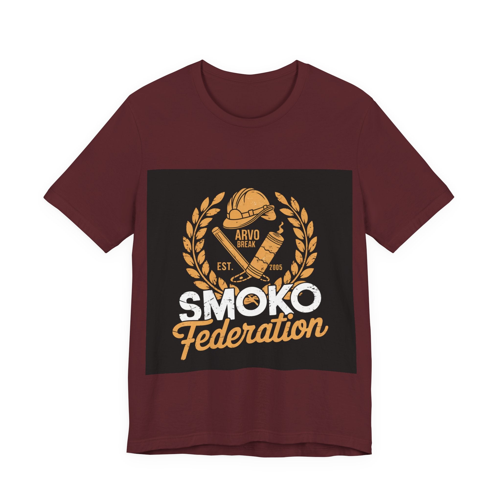 Smoko Federation - Trendy Teez Funny Tee mockup