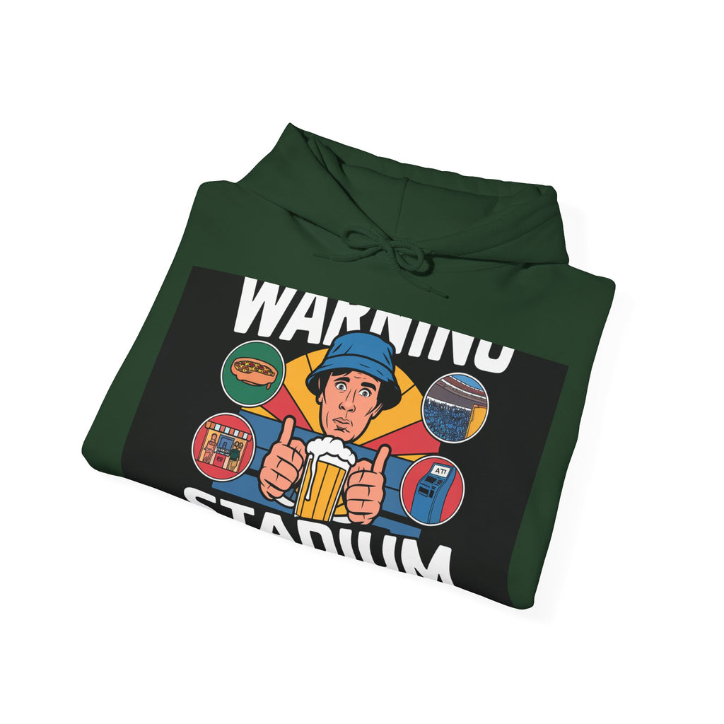 Stadium Survival Guide - Trendy Teez Funny Hoodie mockup
