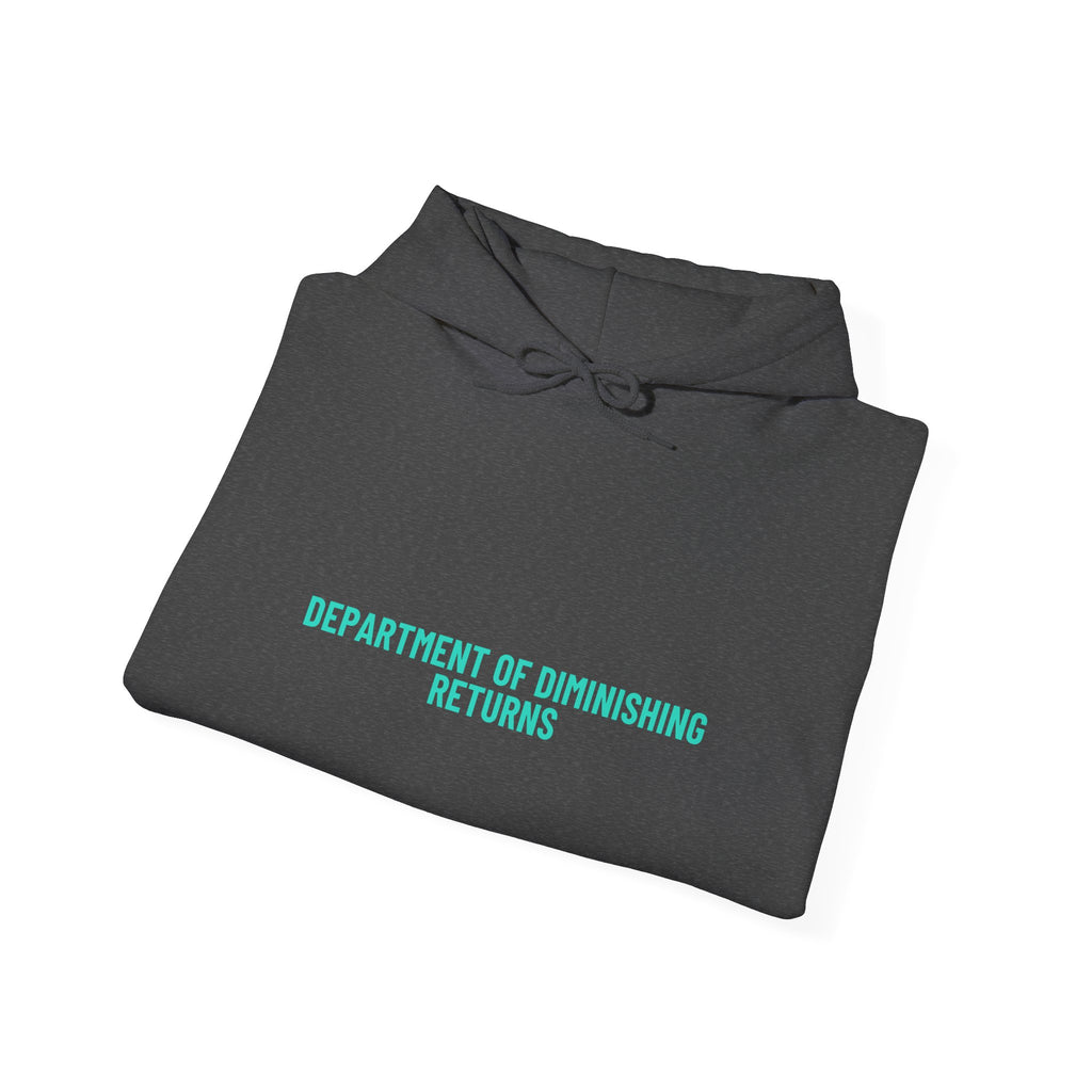 Department Of Diminishing Returns - Trendy Teez Funny Hoodie mockup
