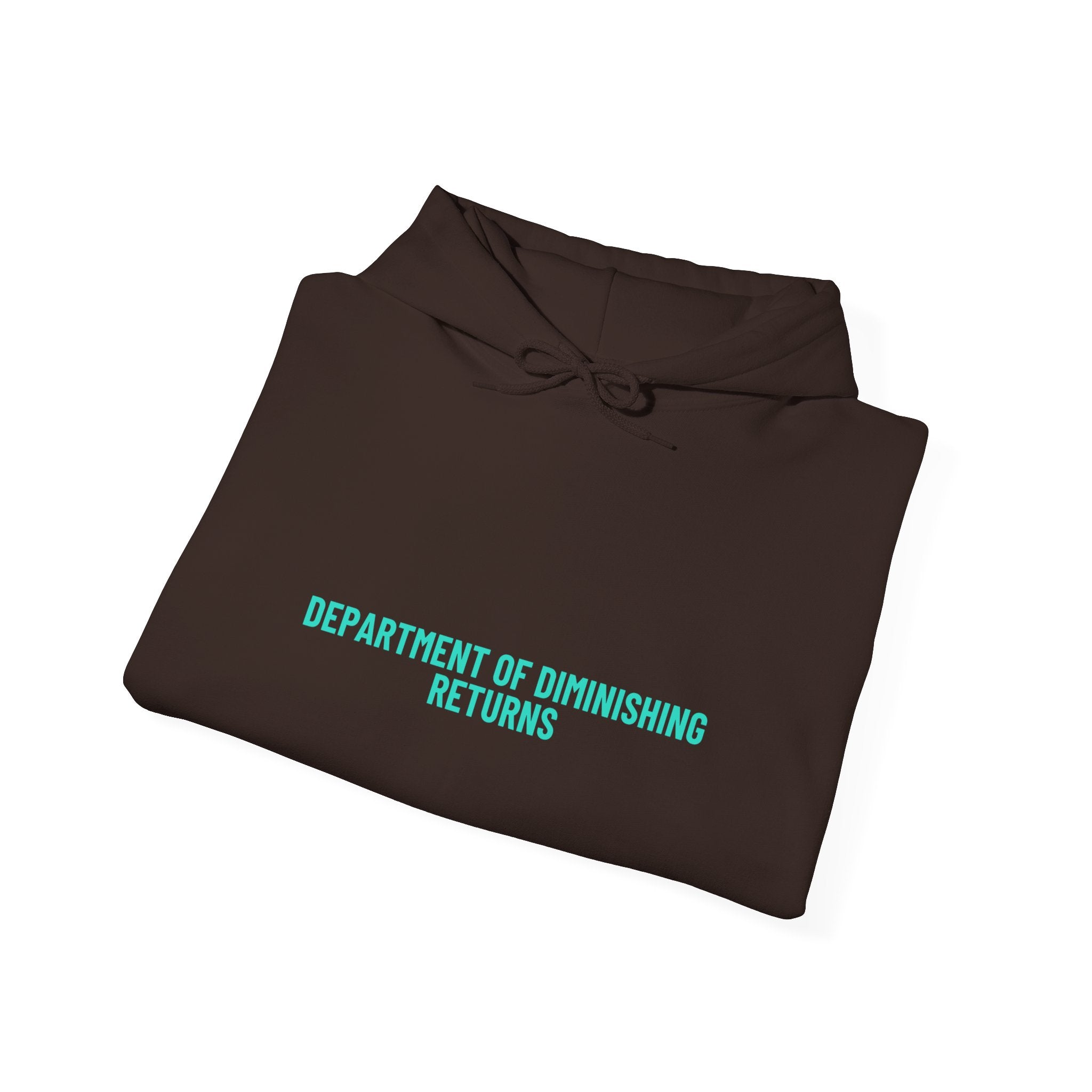 Department Of Diminishing Returns - Trendy Teez Funny Hoodie mockup