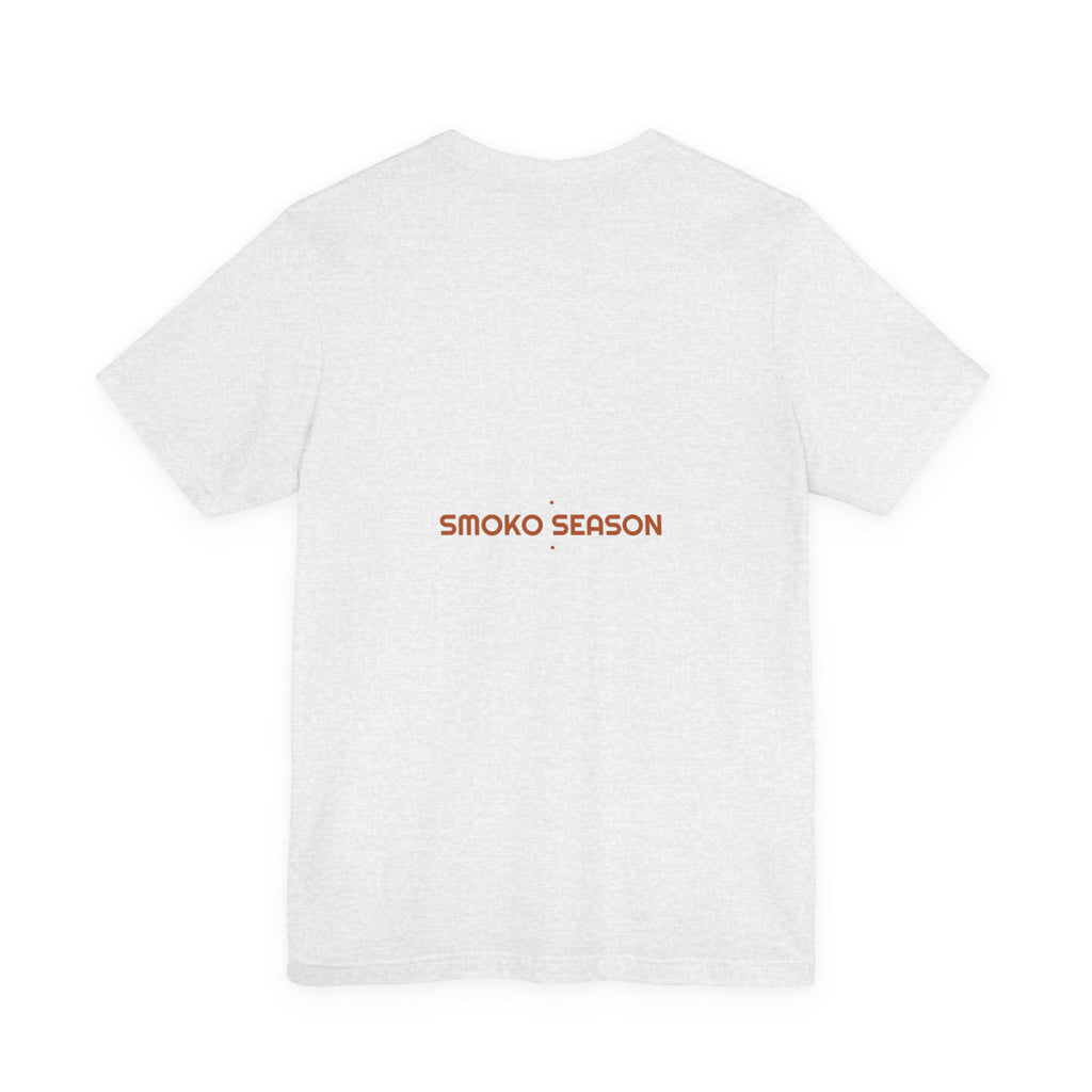 Smoko Season - Trendy Teez Funny Tee (Back Print) mockup