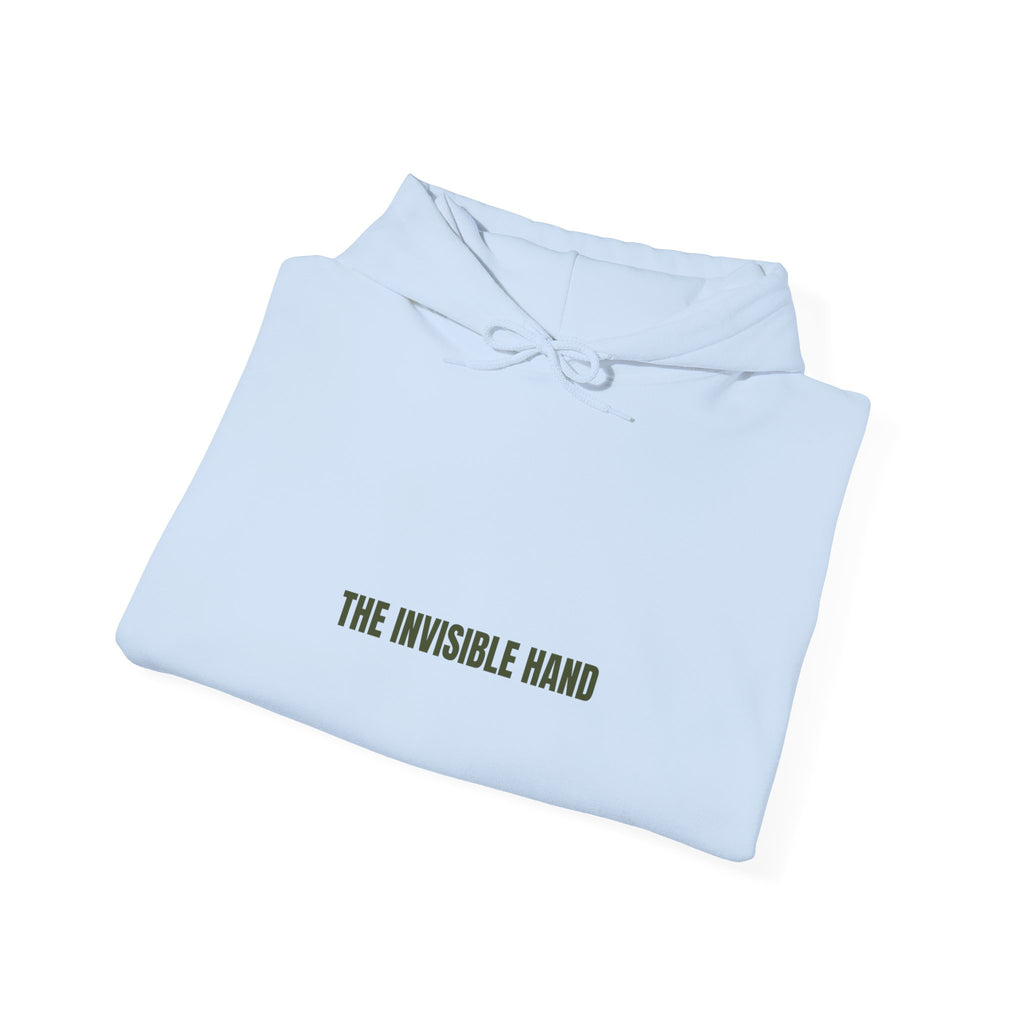 The Invisible Hand - Trendy Teez Funny Hoodie mockup