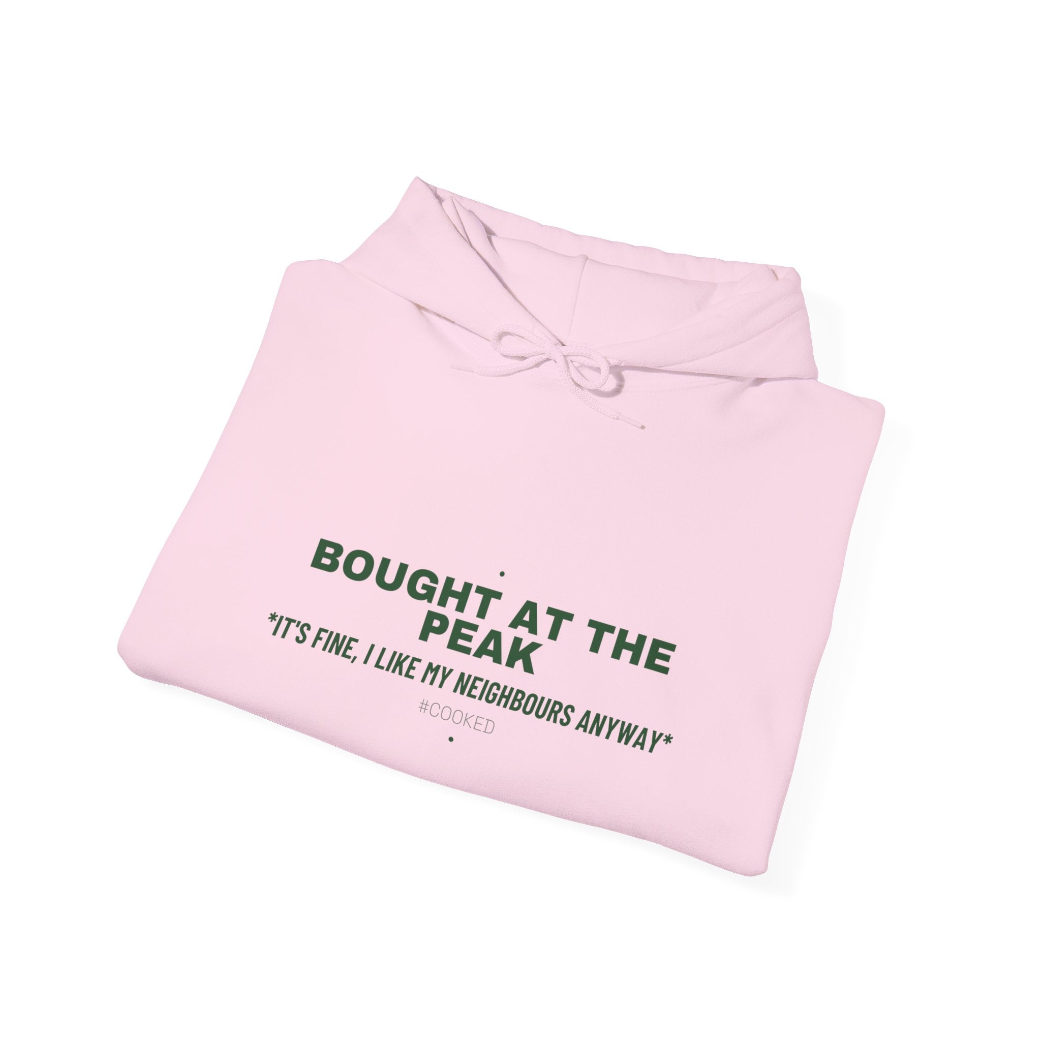 Bought At The Peak - Trendy Teez Funny Hoodie mockup