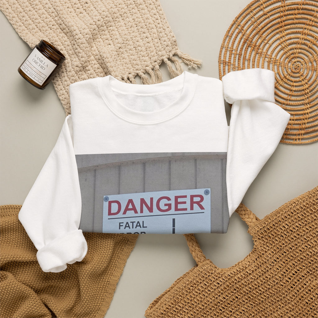 A Sign In A Plaza Near My House. This Wall Back... — Hard Crewneck
