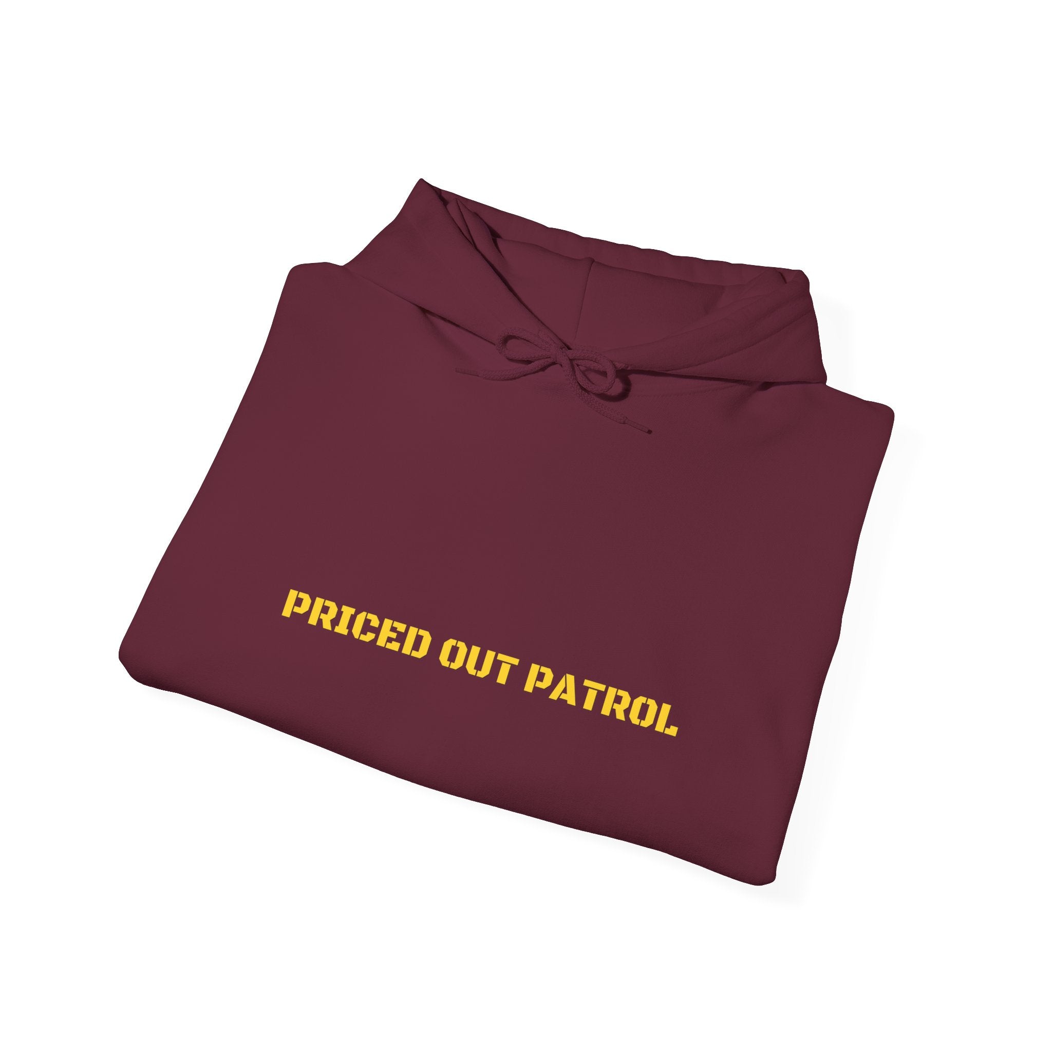 Priced Out Patrol - Trendy Teez Funny Hoodie mockup