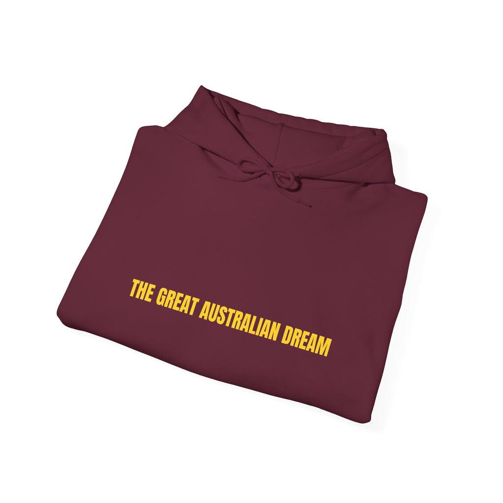 The Great Australian Dream - Trendy Teez Funny Hoodie mockup