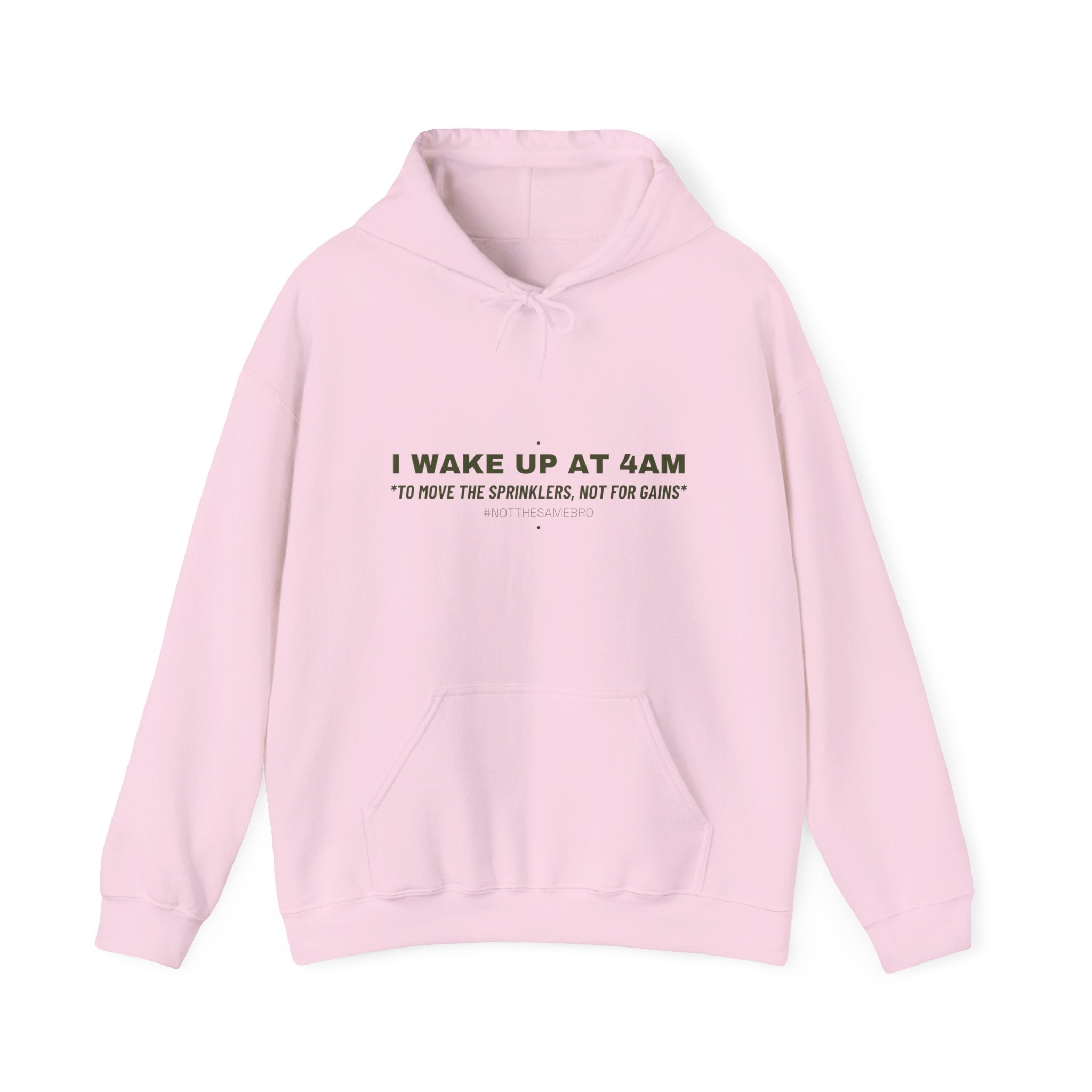 I Wake Up At 4Am - Trendy Teez Funny Hoodie mockup