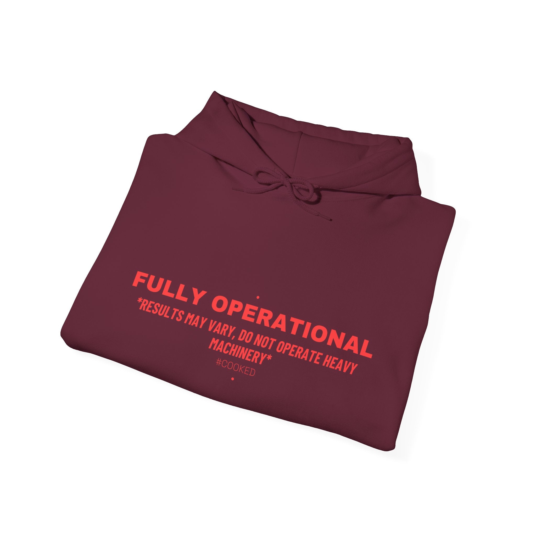 Fully Operational - Trendy Teez Funny Hoodie mockup