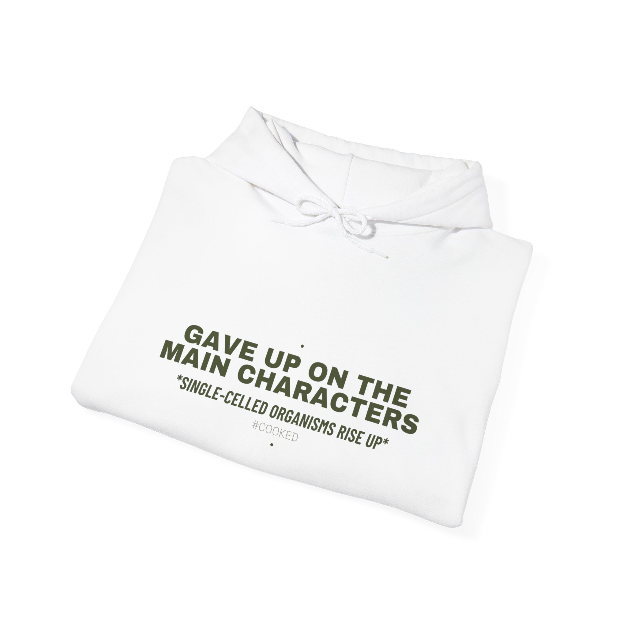 Gave Up On The Main Characters - Trendy Teez Funny Hoodie mockup