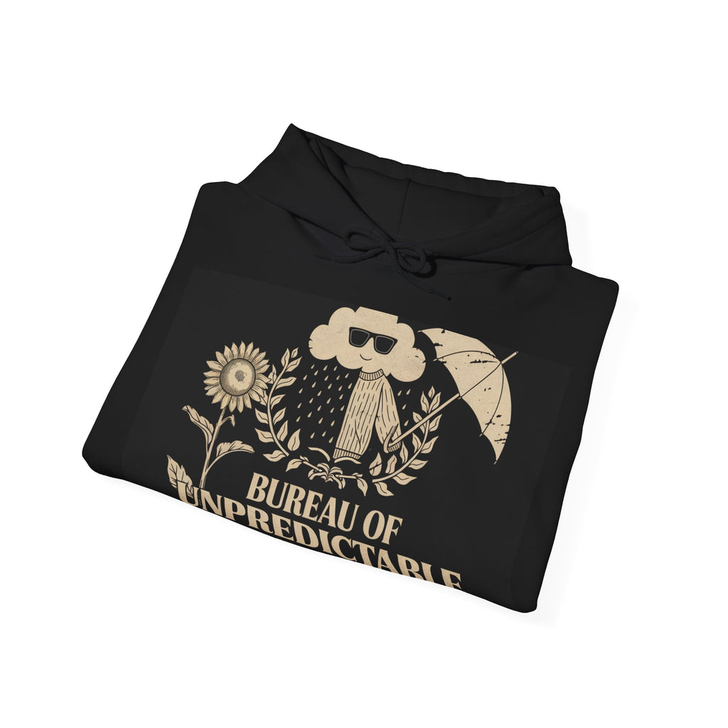 Bureau Of Unpredictable Suffering - Trendy Teez Funny Hoodie mockup