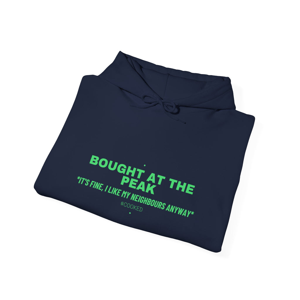 Bought At The Peak - Trendy Teez Funny Hoodie mockup