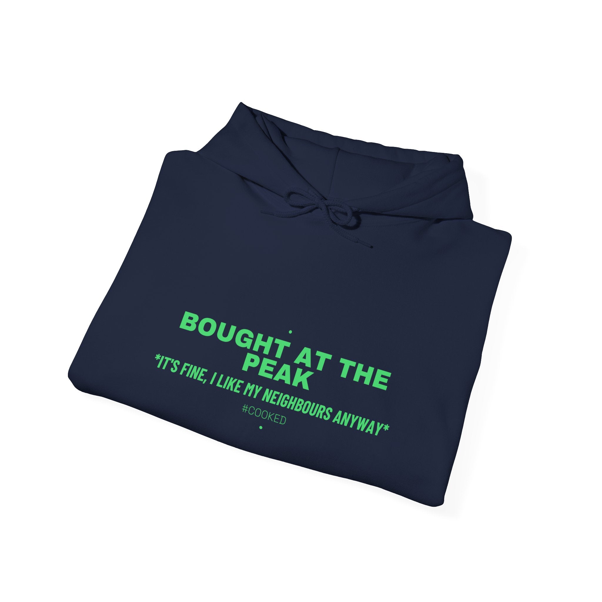 Bought At The Peak - Trendy Teez Funny Hoodie mockup