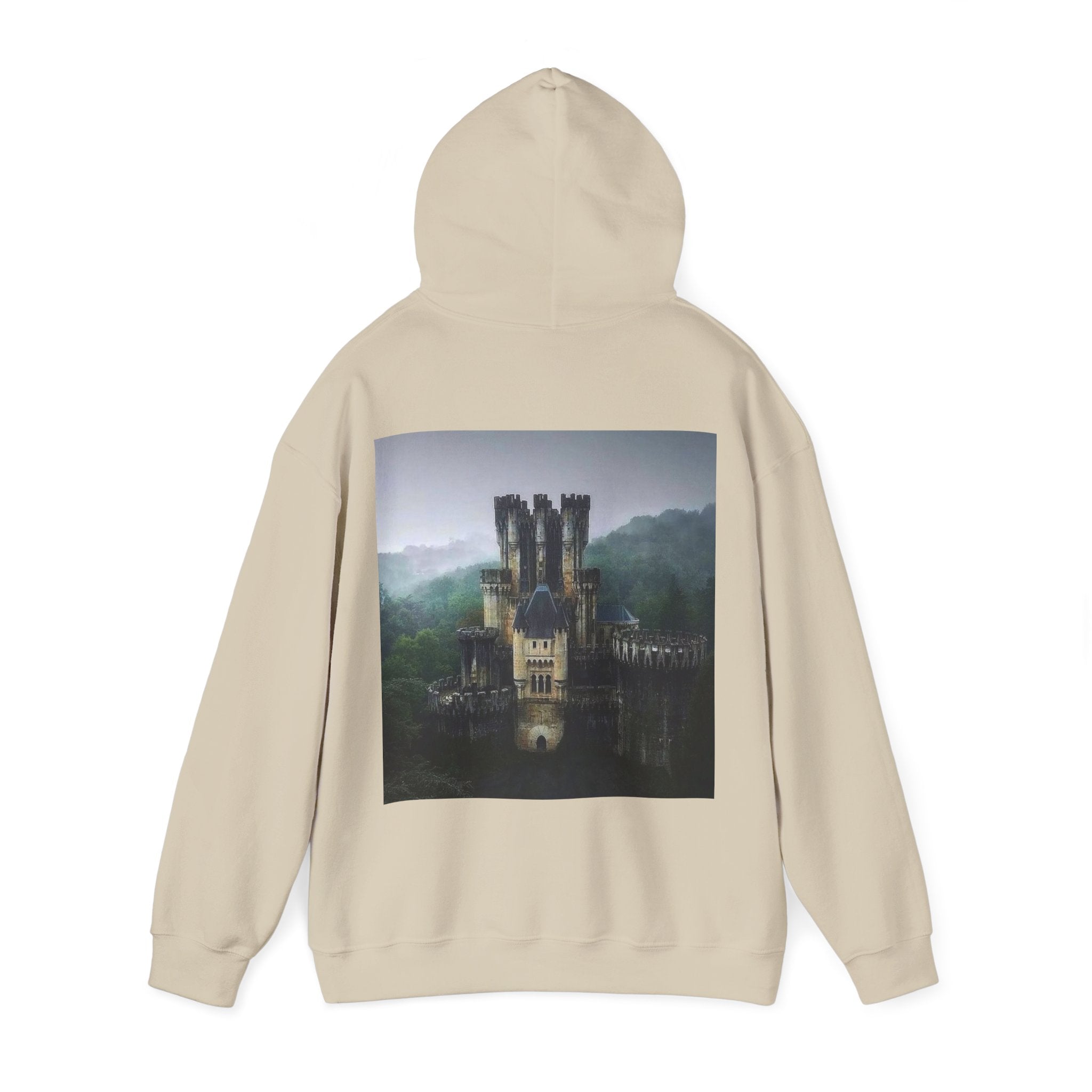 Butrón Castle (Gatika, Spain) — Hard Hoodie (Back Print)