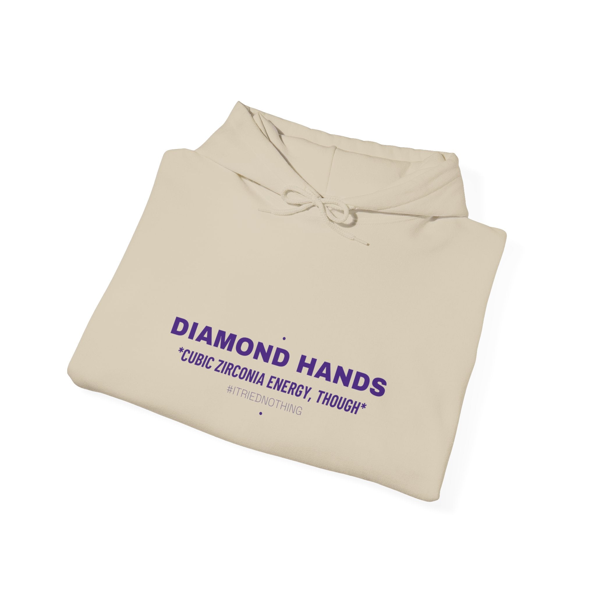 Diamond Hands - Trendy Teez Funny Hoodie mockup