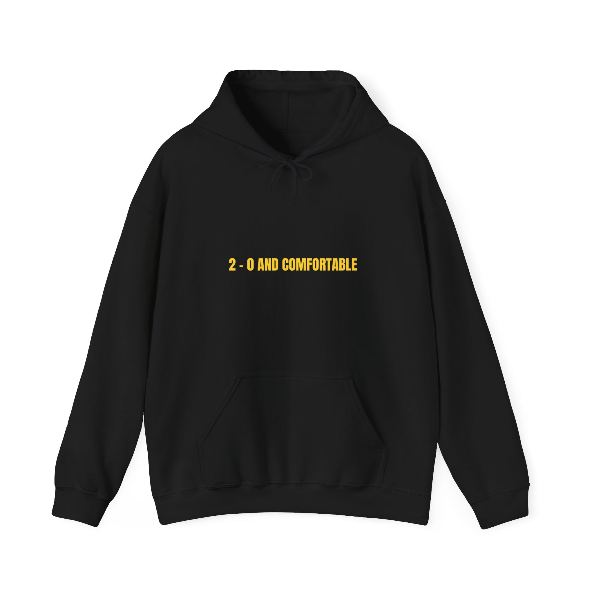2 - 0 And Comfortable - Trendy Teez Funny Hoodie mockup