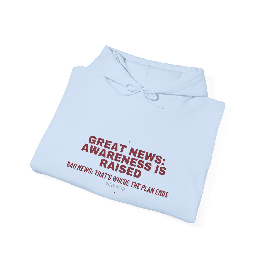 Great News: Awareness Is Raised - Trendy Teez Funny Hoodie mockup