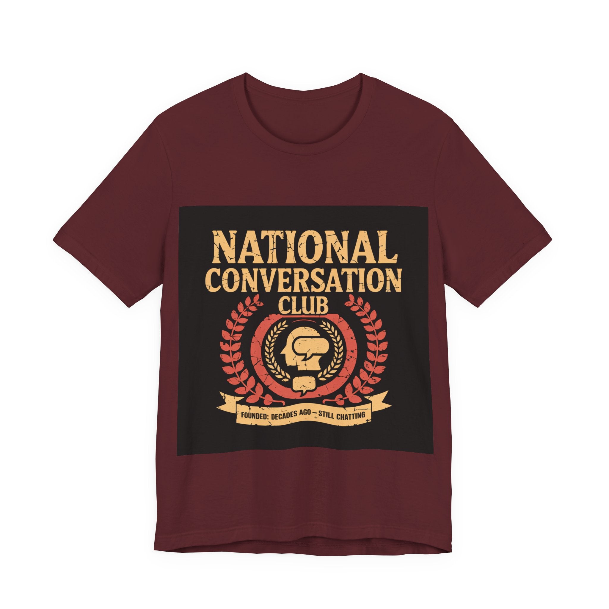 National Conversation Club - Trendy Teez Funny Tee mockup