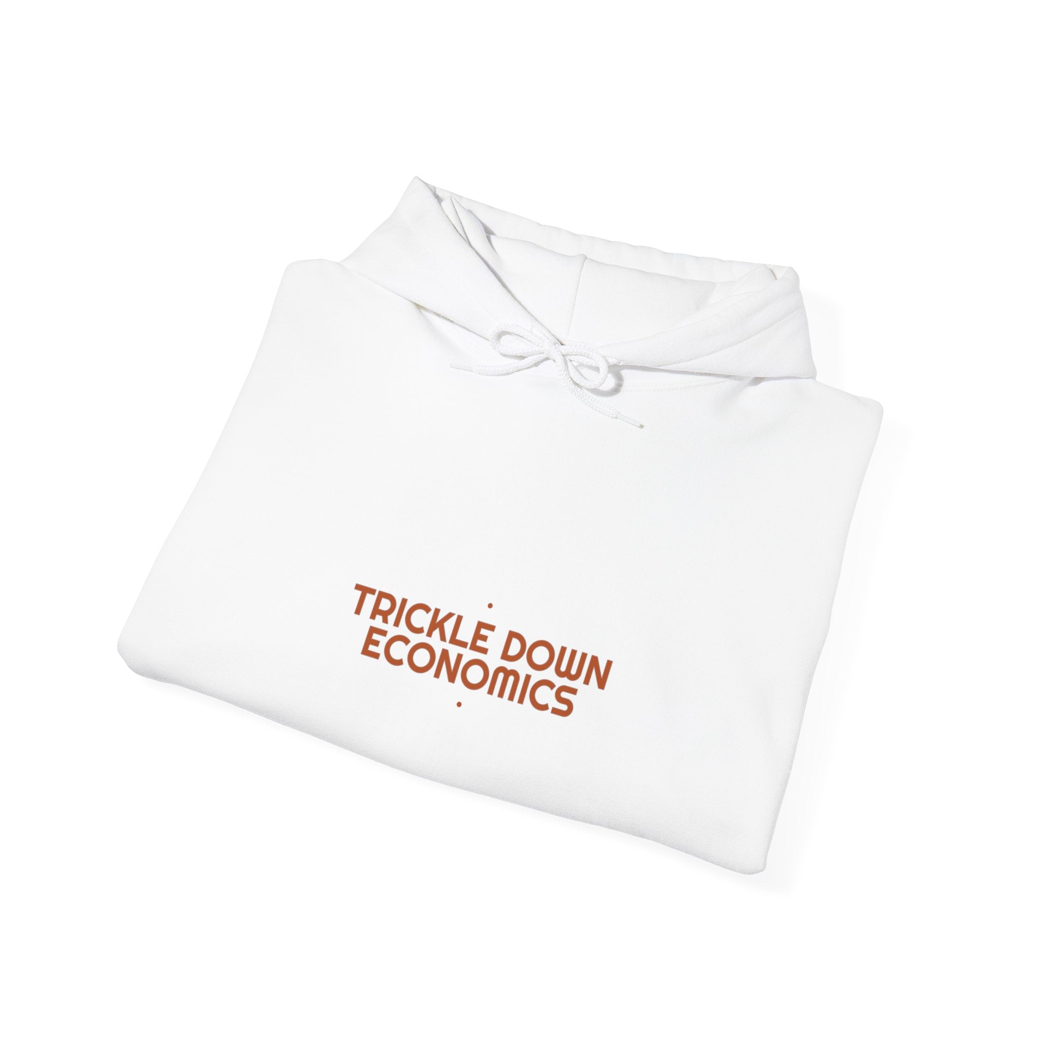 Trickle Down Economics - Trendy Teez Funny Hoodie mockup