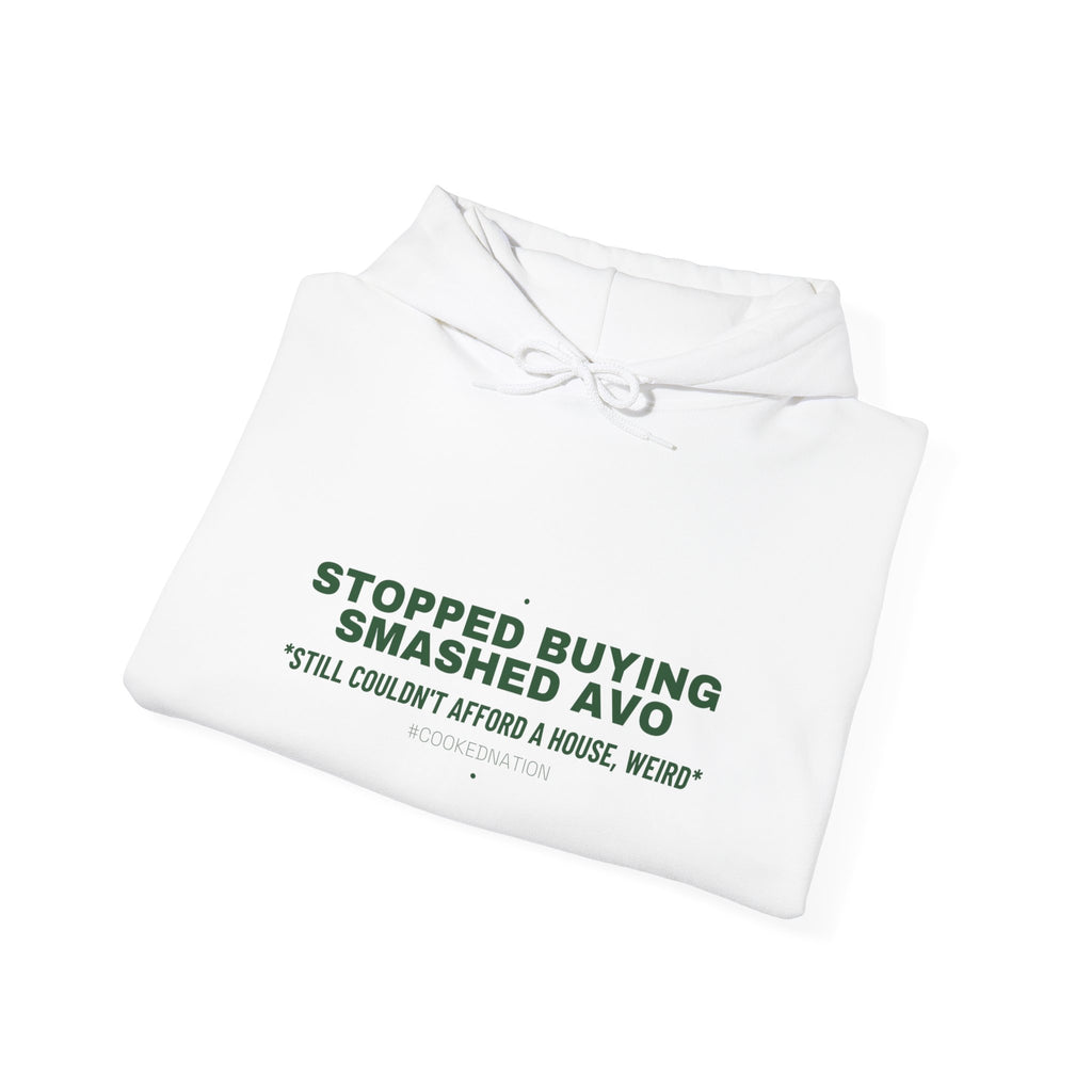 Stopped Buying Smashed Avo - Trendy Teez Funny Hoodie mockup