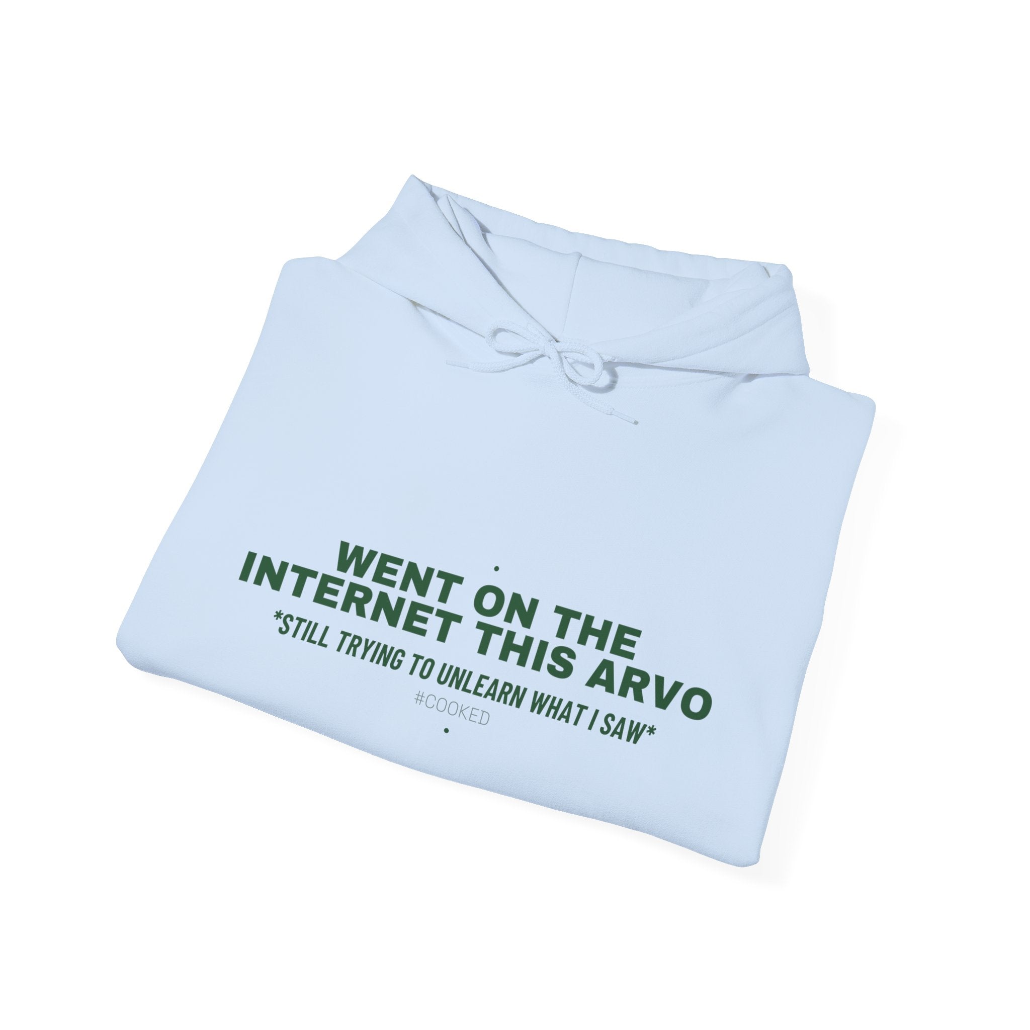 Went On The Internet This Arvo - Trendy Teez Funny Hoodie mockup