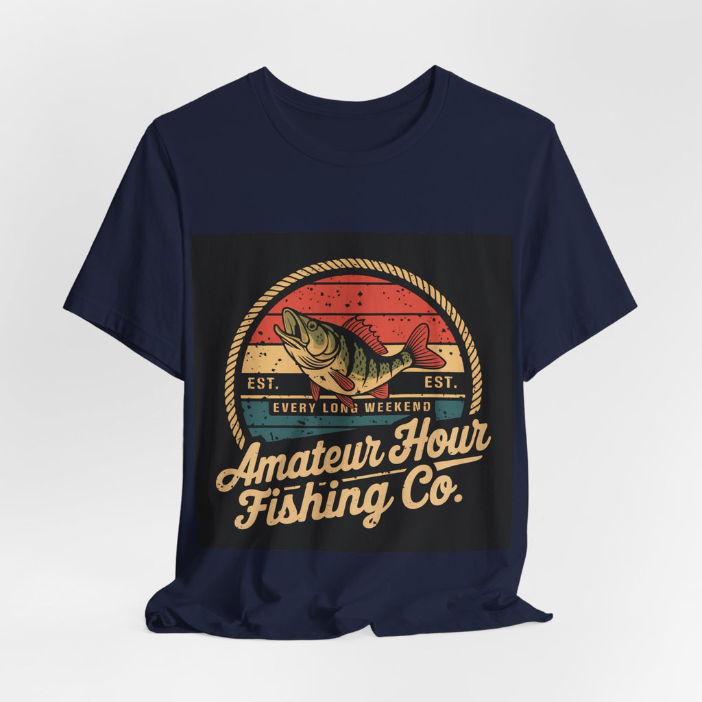 Amateur Hour Fishing Co. - Trendy Teez Funny Tee mockup