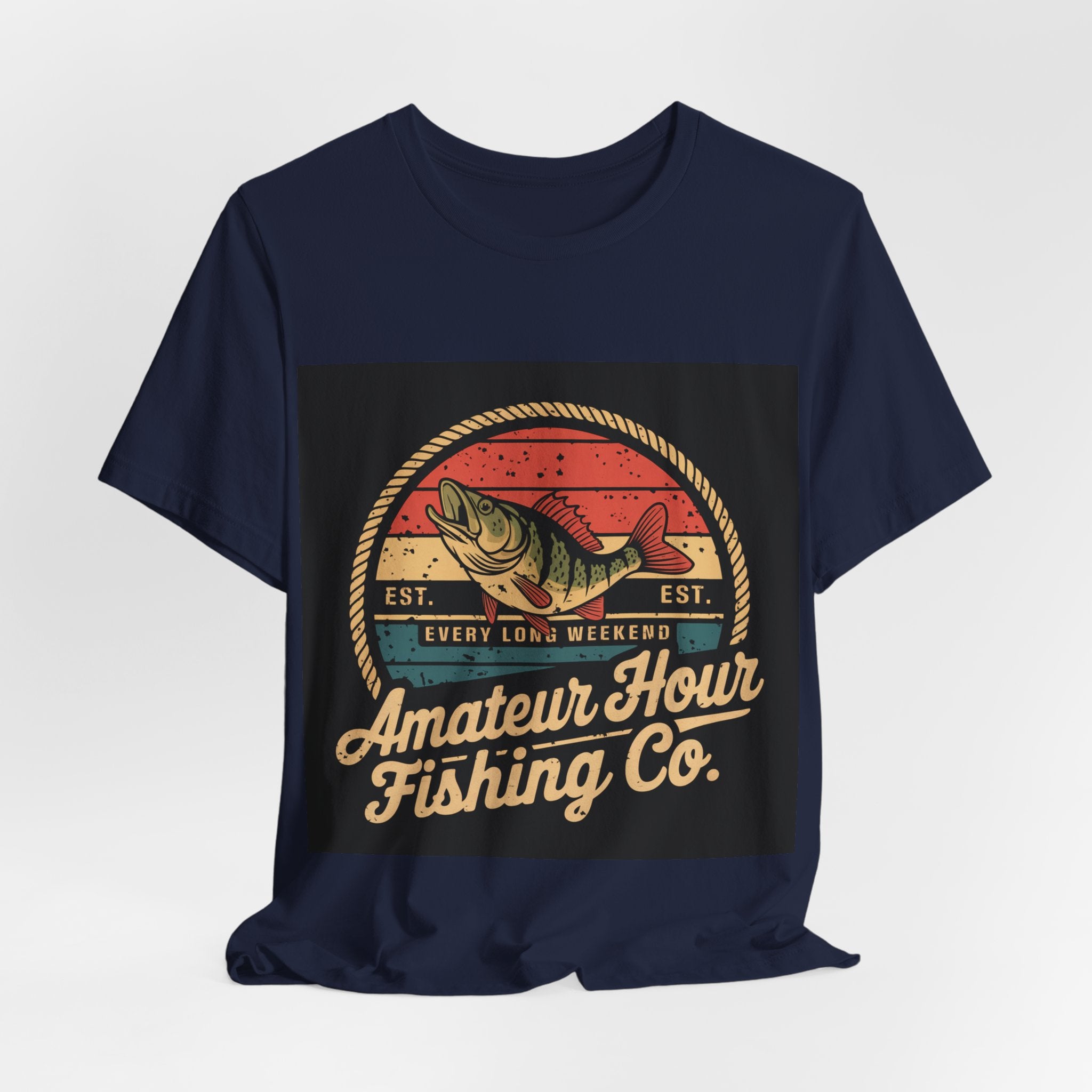 Amateur Hour Fishing Co. - Trendy Teez Funny Tee mockup