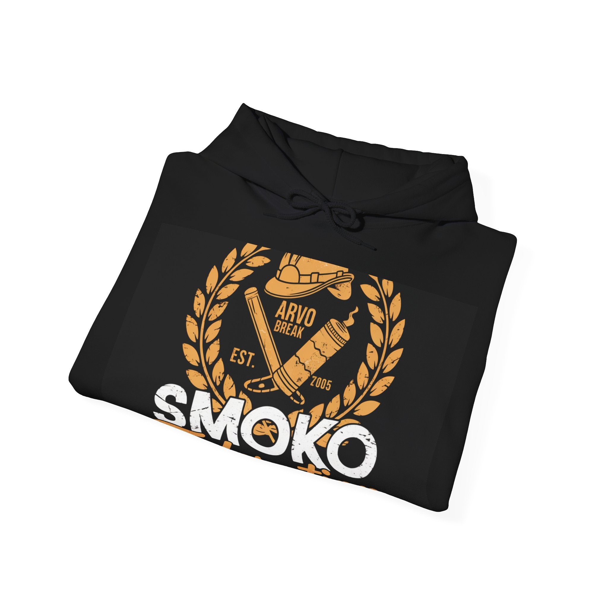 Smoko Federation - Trendy Teez Funny Hoodie mockup