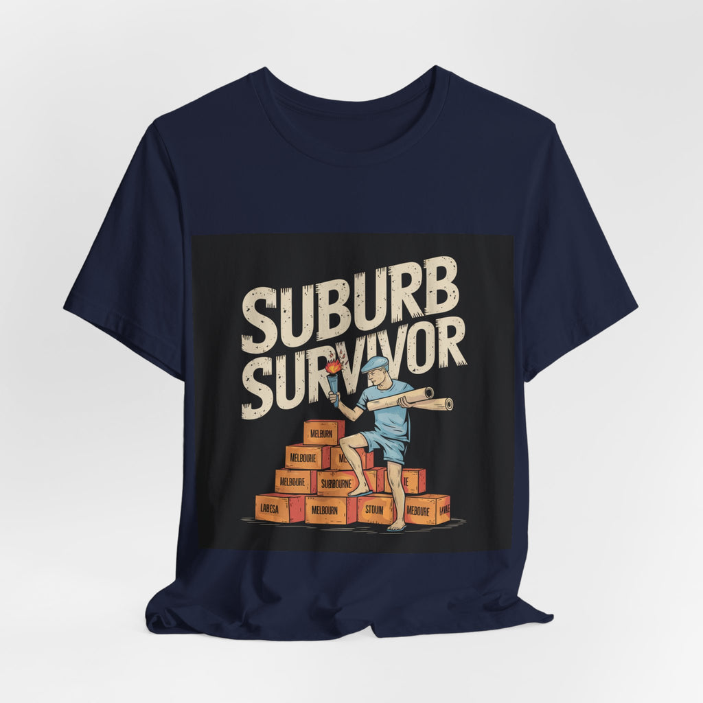 Suburb Survivor - Trendy Teez Funny Tee mockup