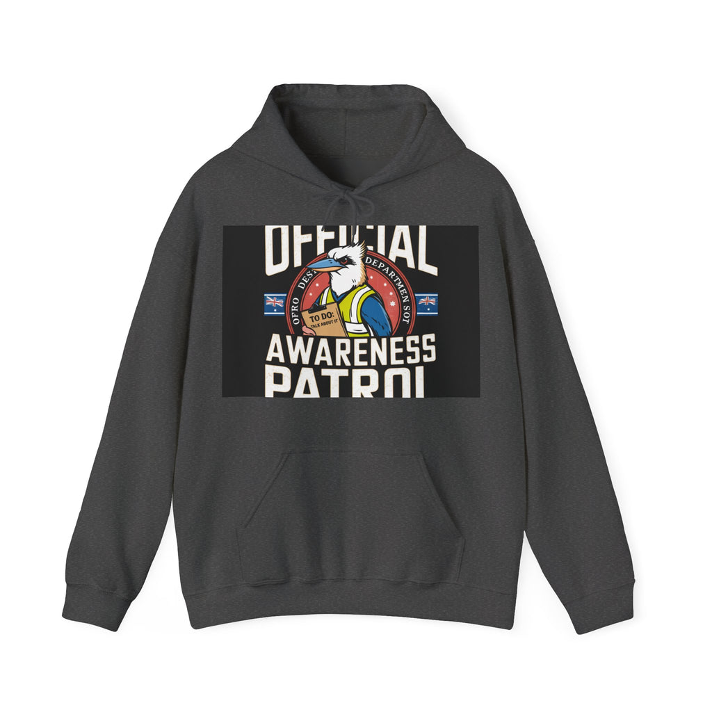 Official Awareness Patrol - Trendy Teez Funny Hoodie mockup