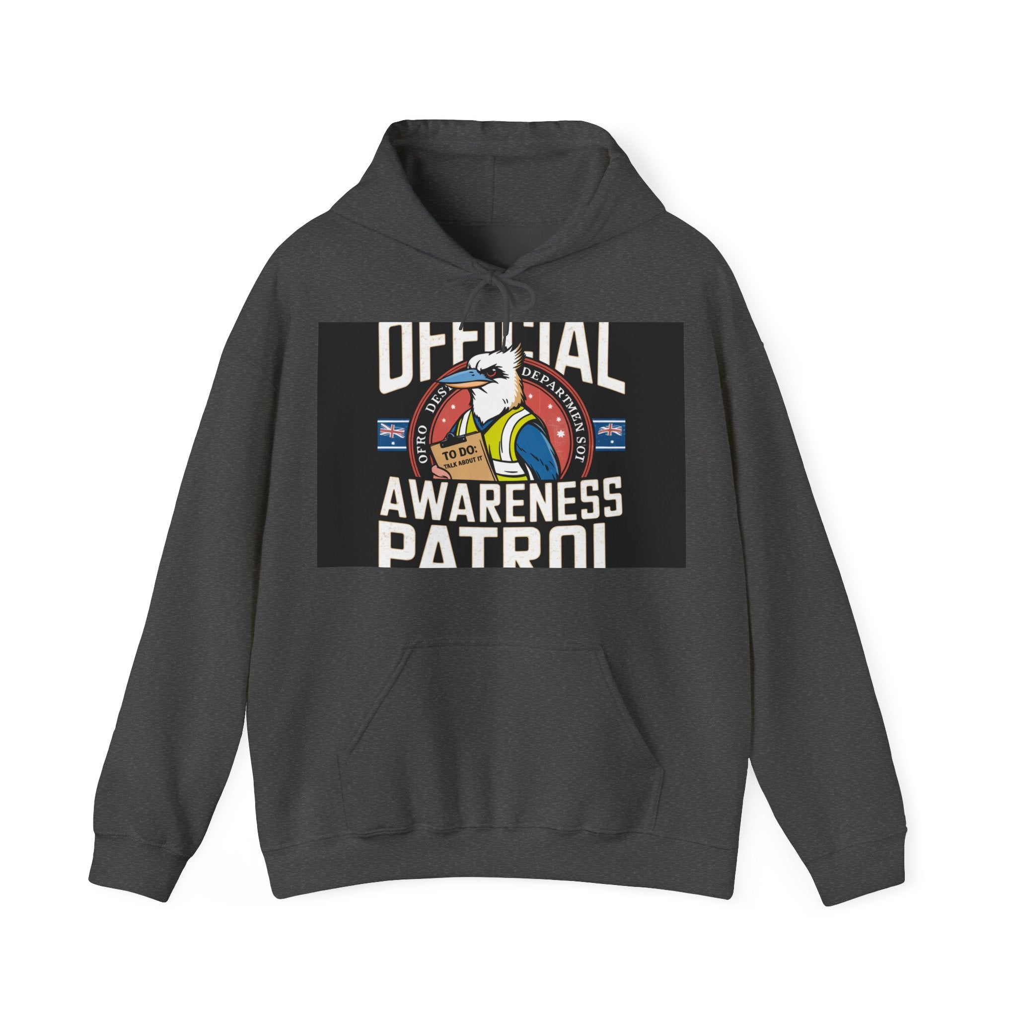 Official Awareness Patrol - Trendy Teez Funny Hoodie mockup