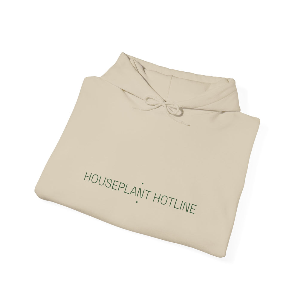 Houseplant Hotline - Trendy Teez Funny Hoodie mockup